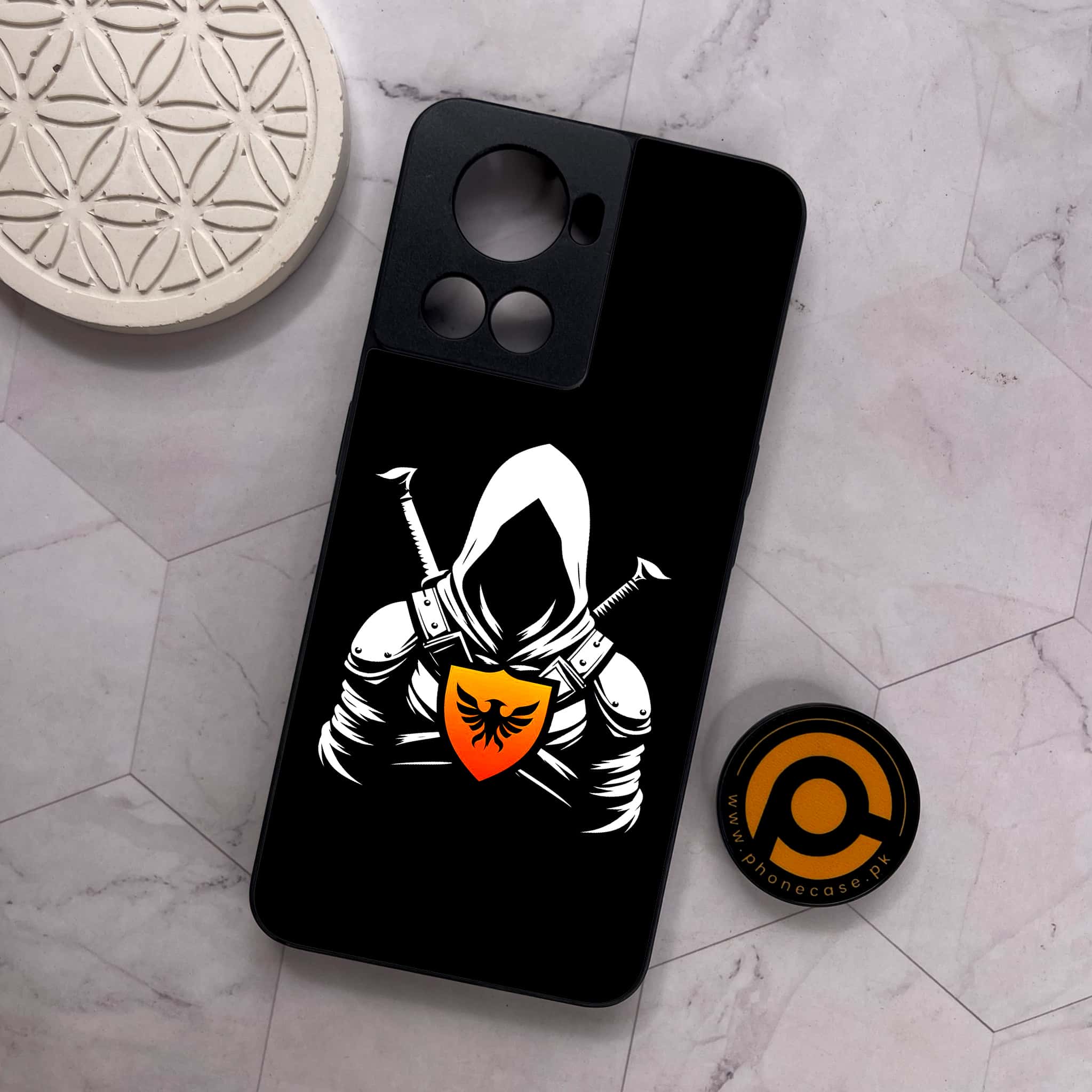 OnePlus 10R - Minimalistic Design - Premium Metal Printed soft Bumper shock Proof Case