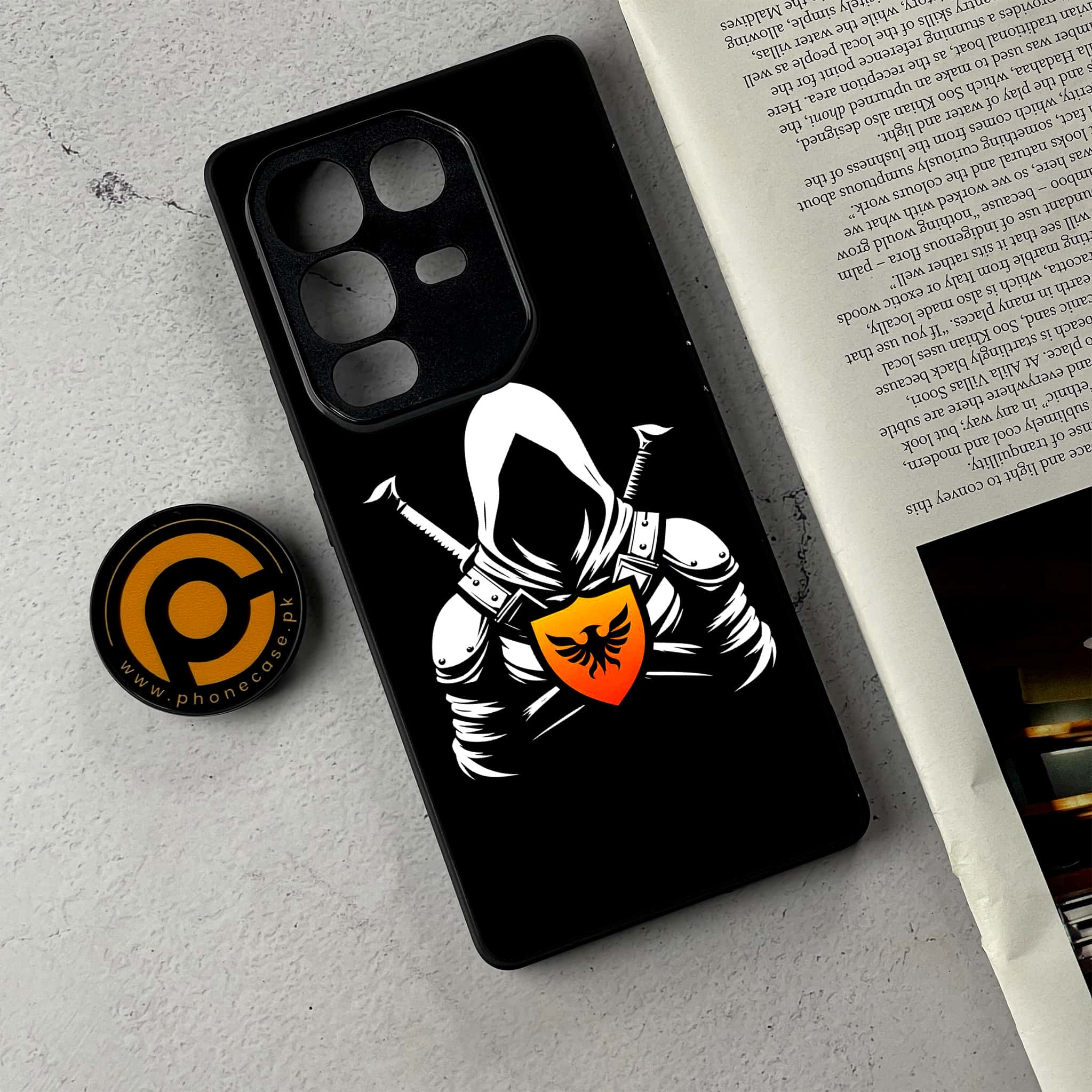 Infinix Note 50 Pro Plus - Minimalistic Design Series - Premium Metal Printed Soft Bumper Shockproof Case