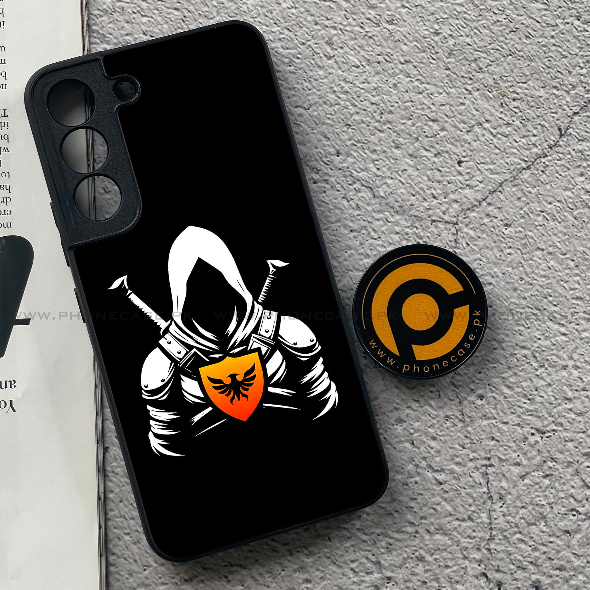 Samsung Galaxy S22 - Minimalistic Design Series - Premium Metal Printed soft Bumper shock Proof Case