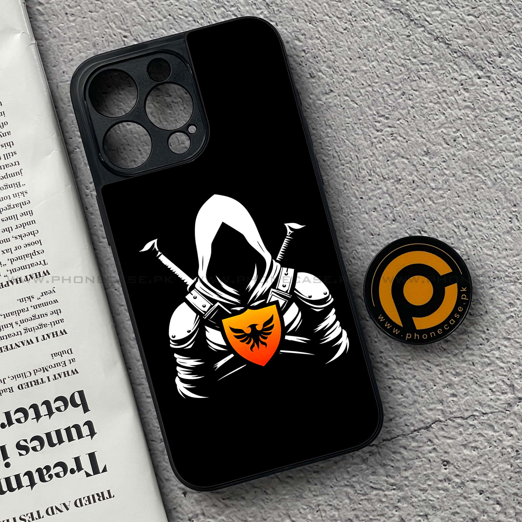 iPhone 15 Pro - Minimalistic Design Series - Premium Metal Printed soft Bumper shock Proof Case