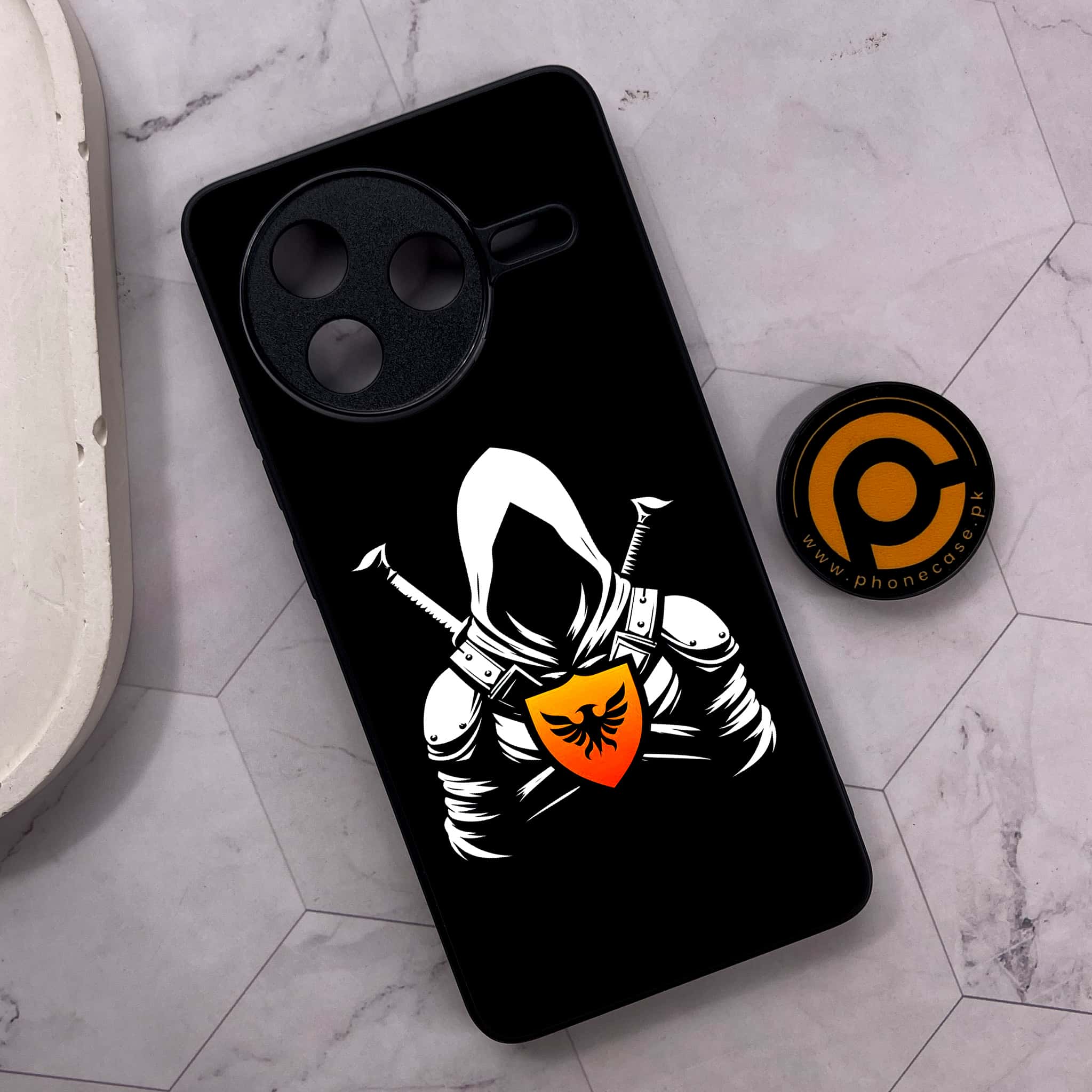 Xiaomi Poco F7 Pro 5G - Minimalistic Design Series - Premium Metal Printed soft Bumper shock Proof Case