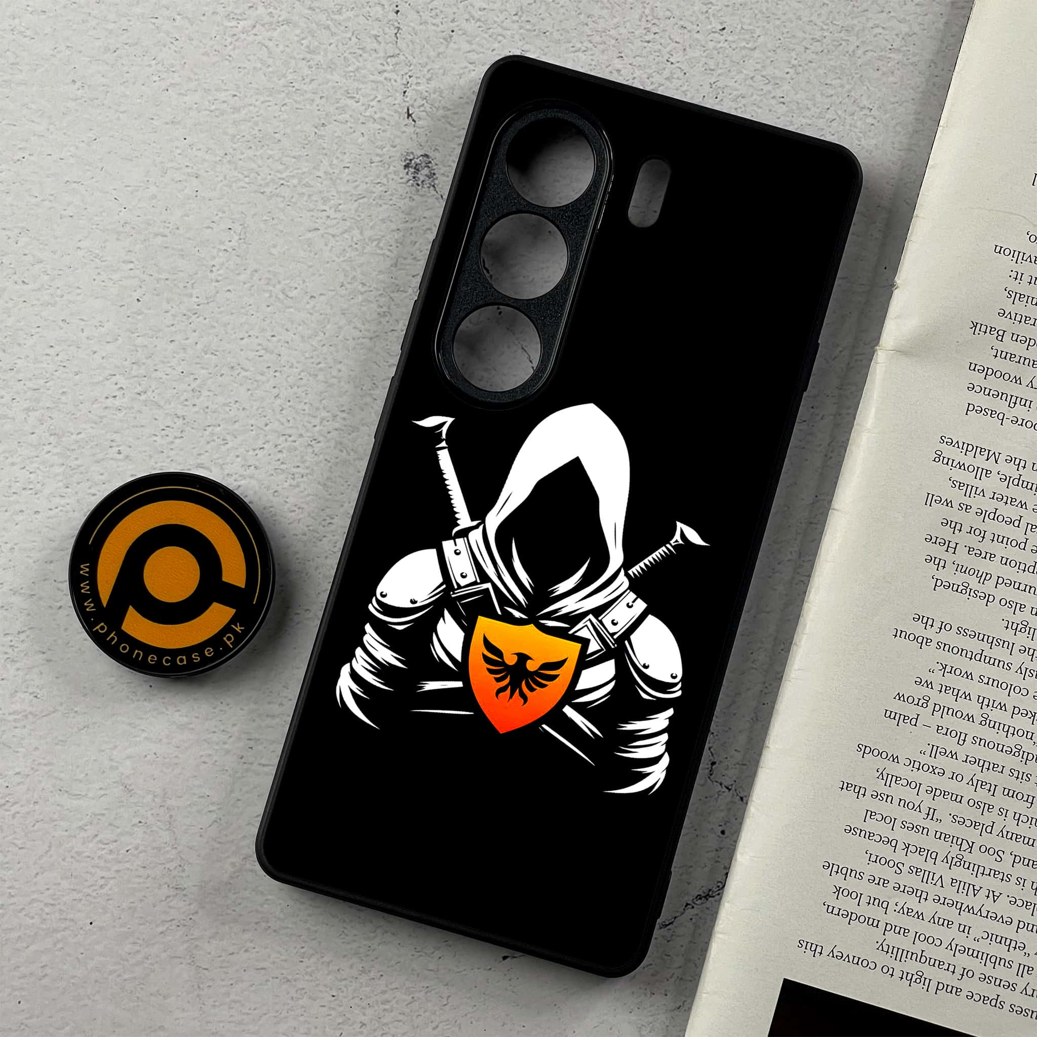 Tecno Camon 40 - Minimalistic Design Series - Premium Metal Printed Soft Bumper Shockproof Case