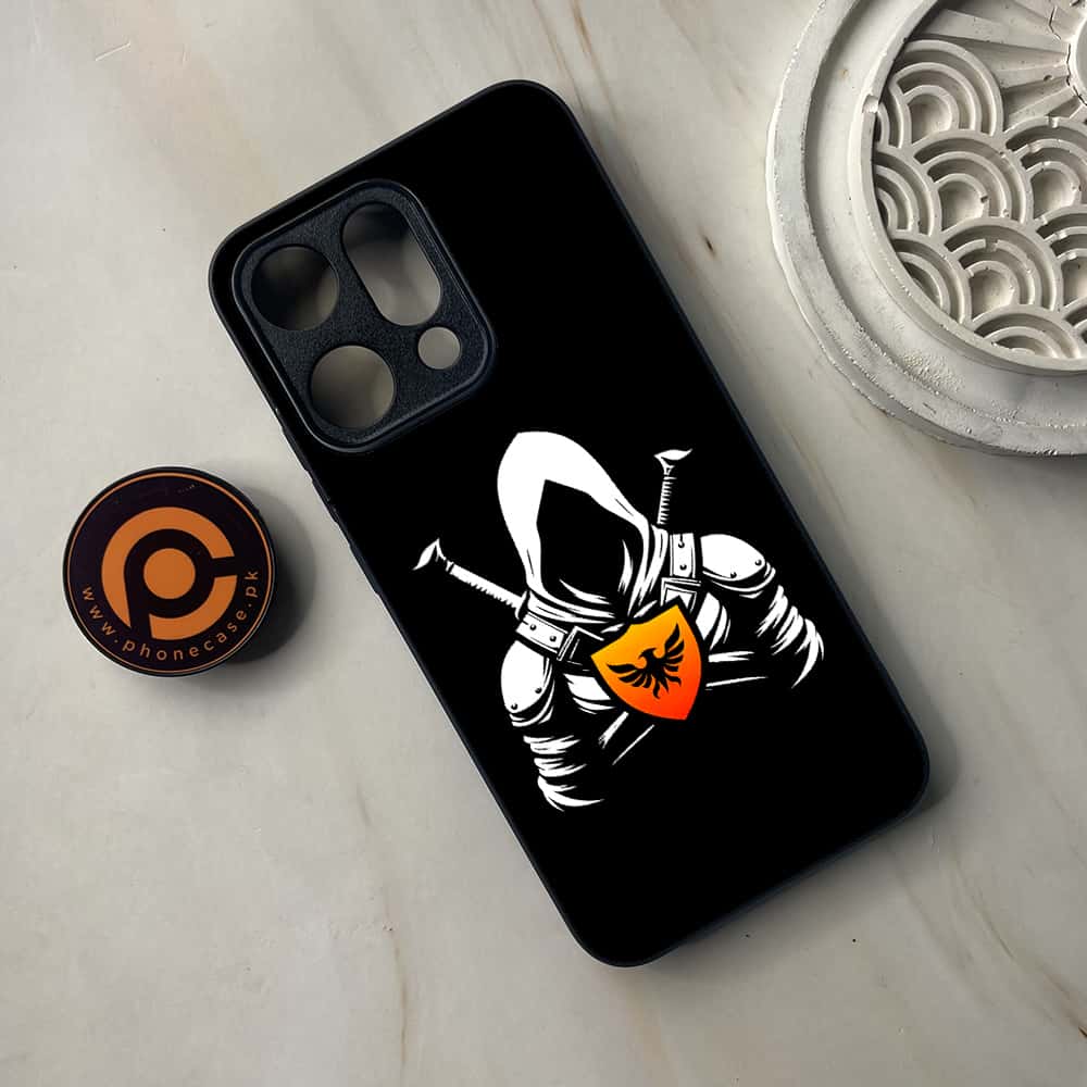 Oppo Reno 14 5G - Minimalistic Design Series - Premium Metal Printed soft Bumper shock Proof Case