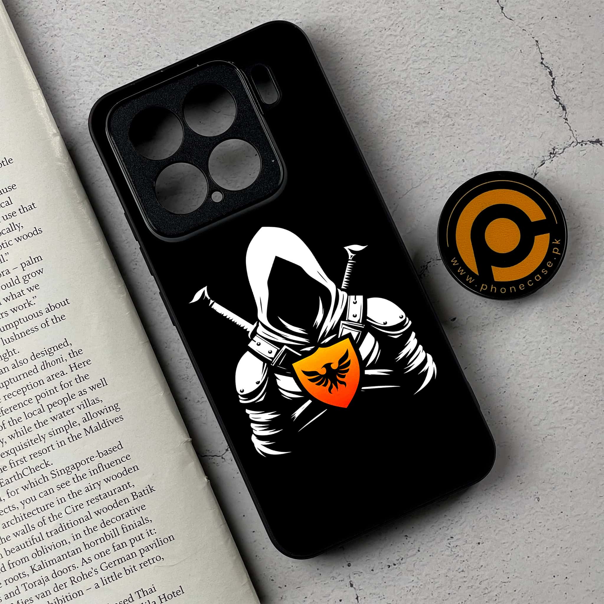 Xiaomi 15 - Minimalistic Design - Premium Metal Printed soft Bumper shock Proof Case