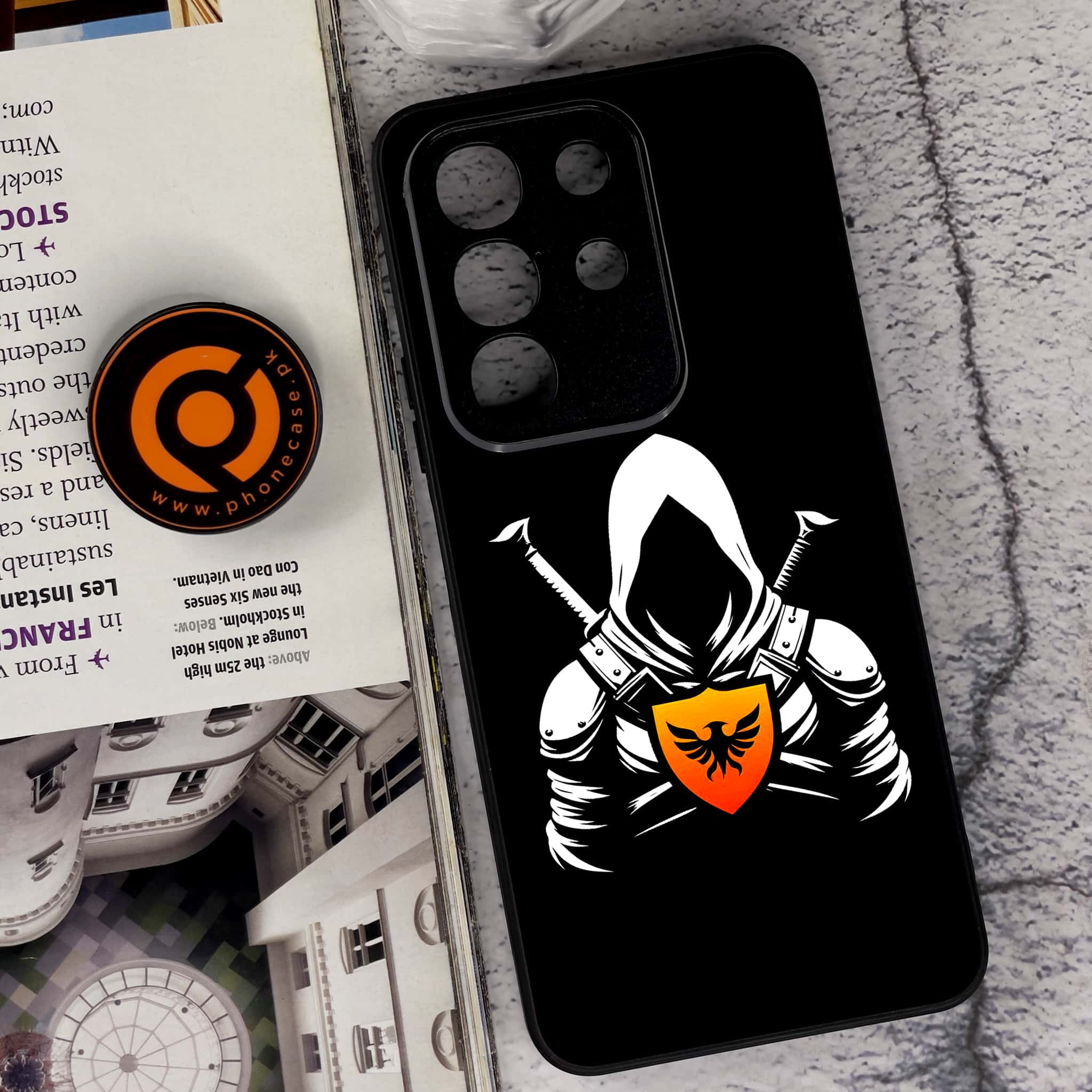 Vivo Y29 4G - Minimalistic Design Series - Premium Metal Printed soft Bumper Shock Proof Case