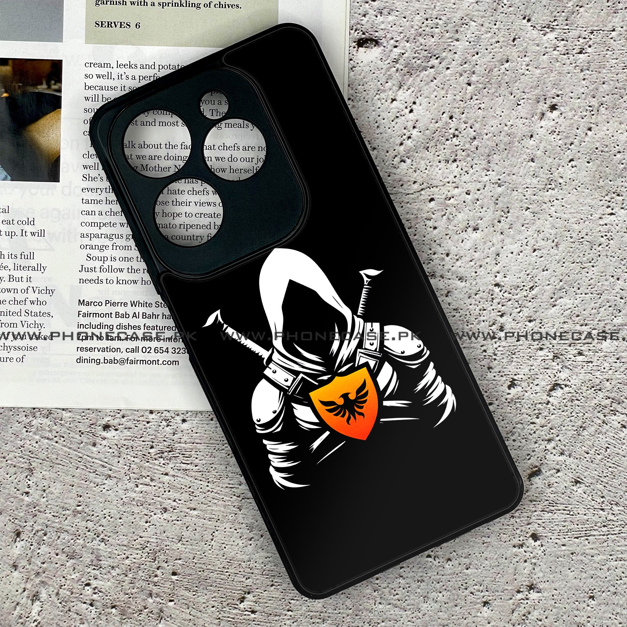 Tecno Spark 20 Pro - Minimalistic Design - Premium Printed Glass soft Bumper shock Proof Case