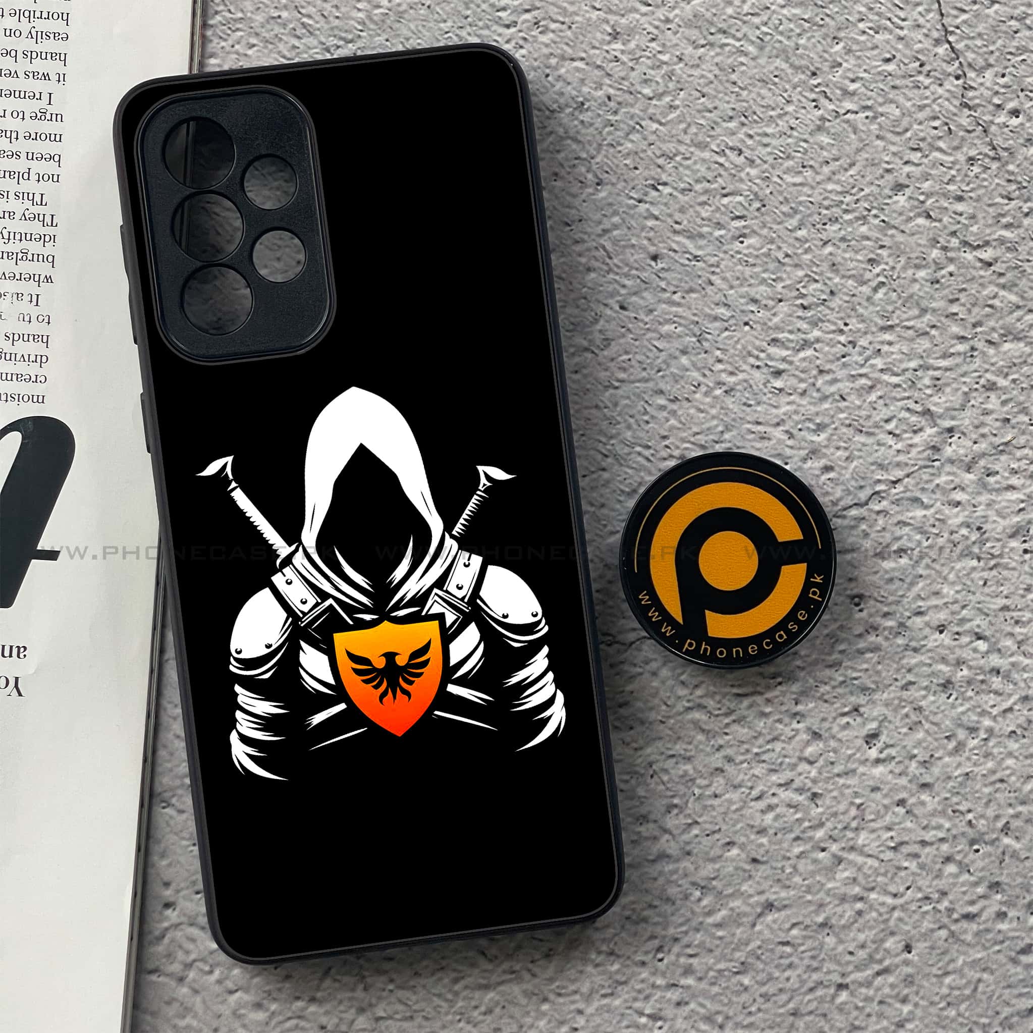 Samsung Galaxy A33- Minimalistic Design Series - Premium Printed Glass soft Bumper shock Proof Case