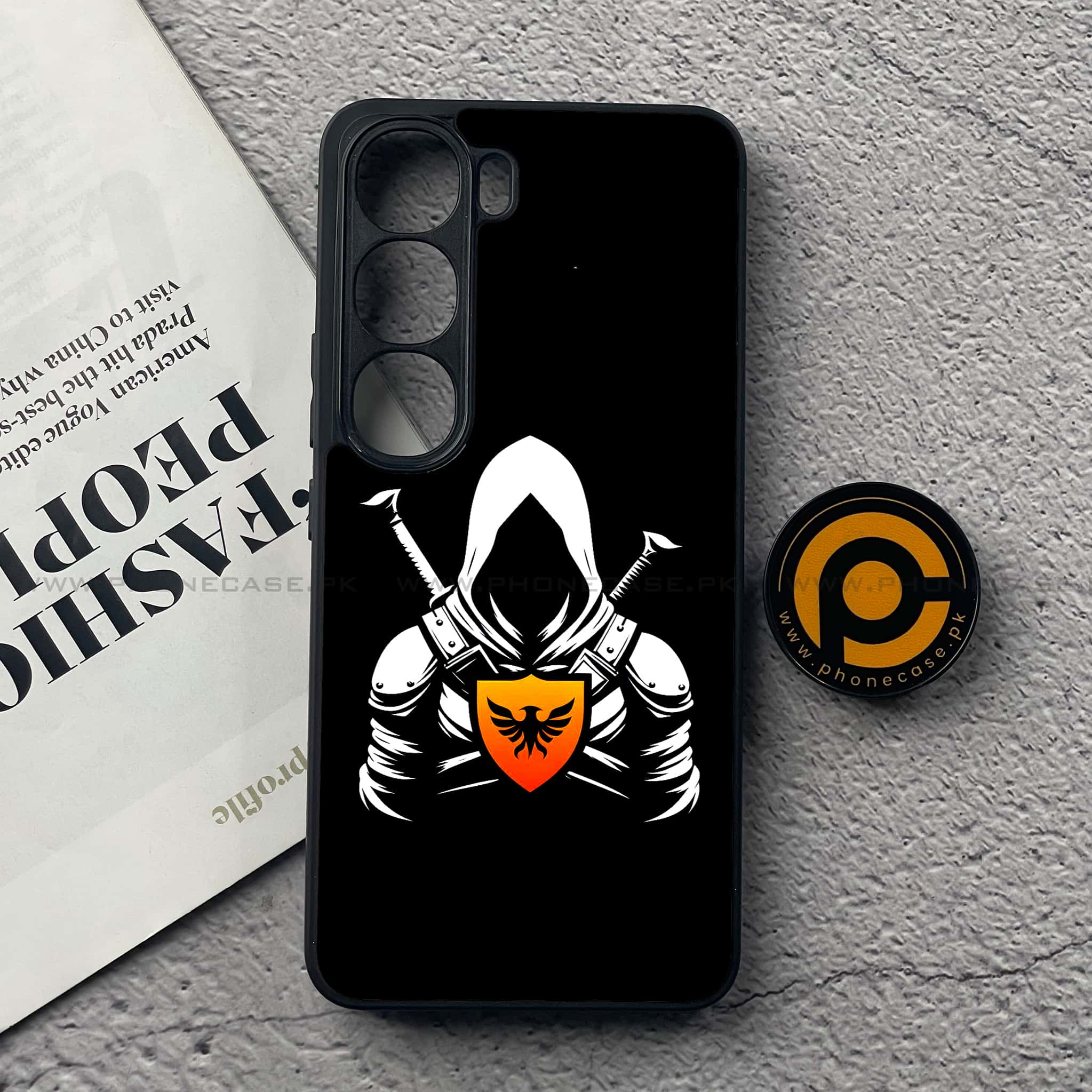 Vivo V40 Lite (IDN) - Minimalistic Design Series - Premium Metal Printed soft Bumper Shock Proof Case