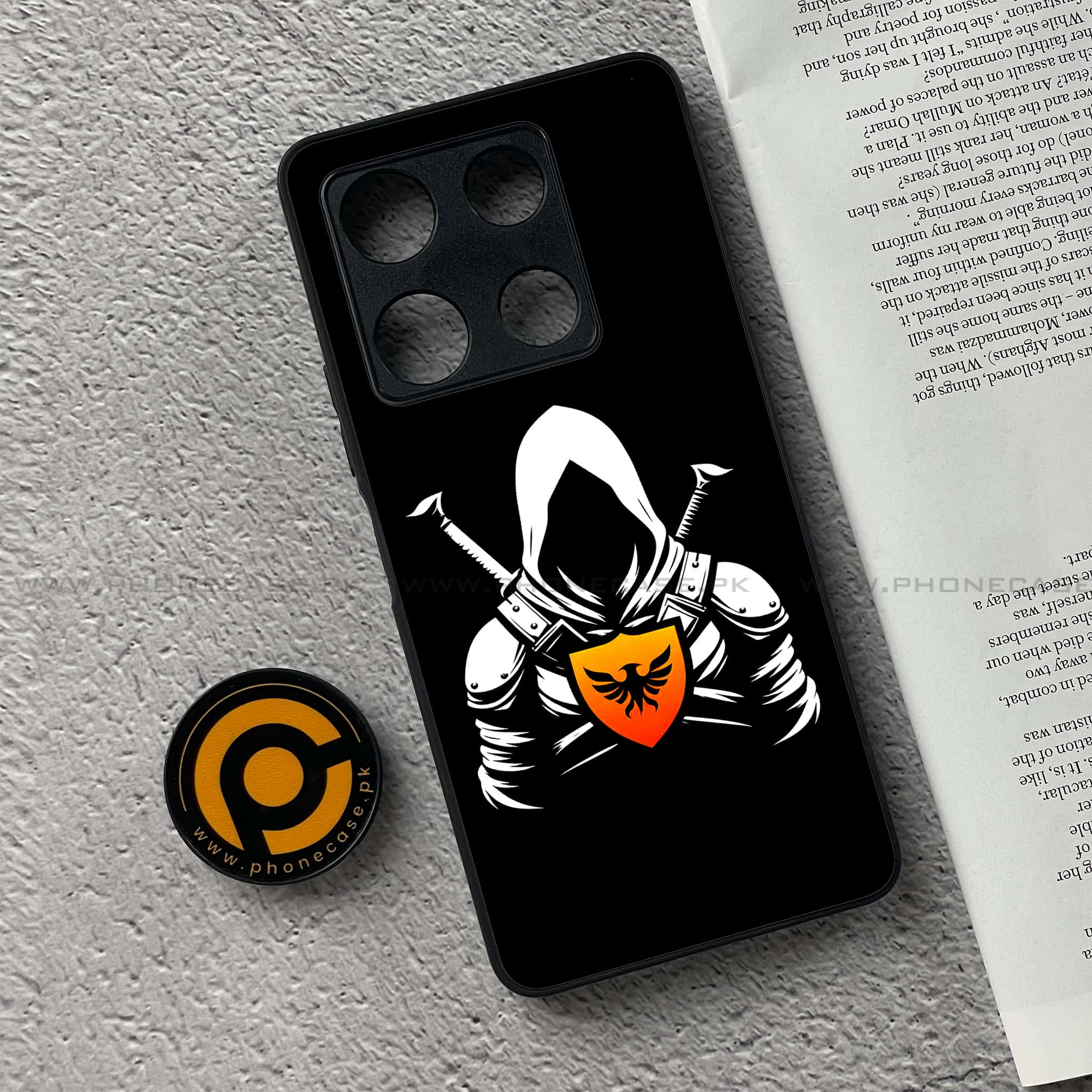 Infinix Note 30 Pro - Minimalistic Design Series - Premium Metal Printed soft Bumper shock Proof Case