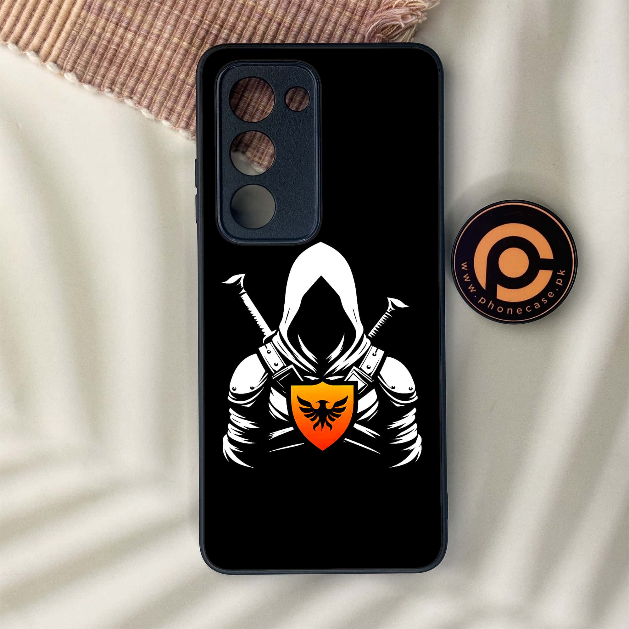 Oppo A5 2025 - Minimalistic Design Series - Premium Metal Printed soft Bumper shock Proof Case