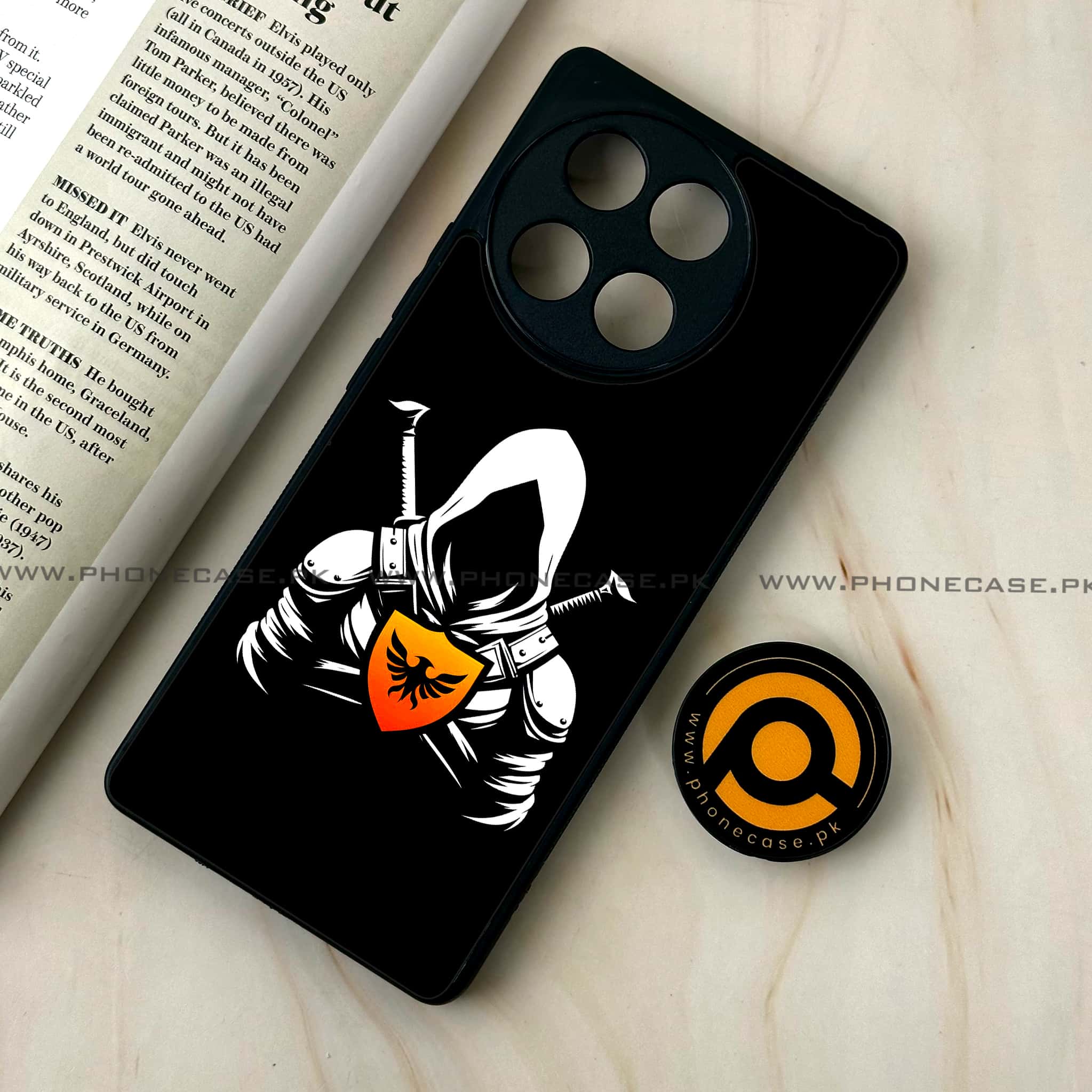 Tecno Camon 30s - Minimalistic Design - Premium Metal Printed soft Bumper shock Proof Case