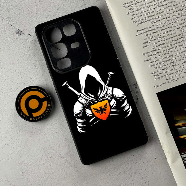 Infinix Note 50 Pro / Note 50 - Minimalistic Design Design 6  - Premium Metal Printed Soft Bumper Shockproof Case CS-35947