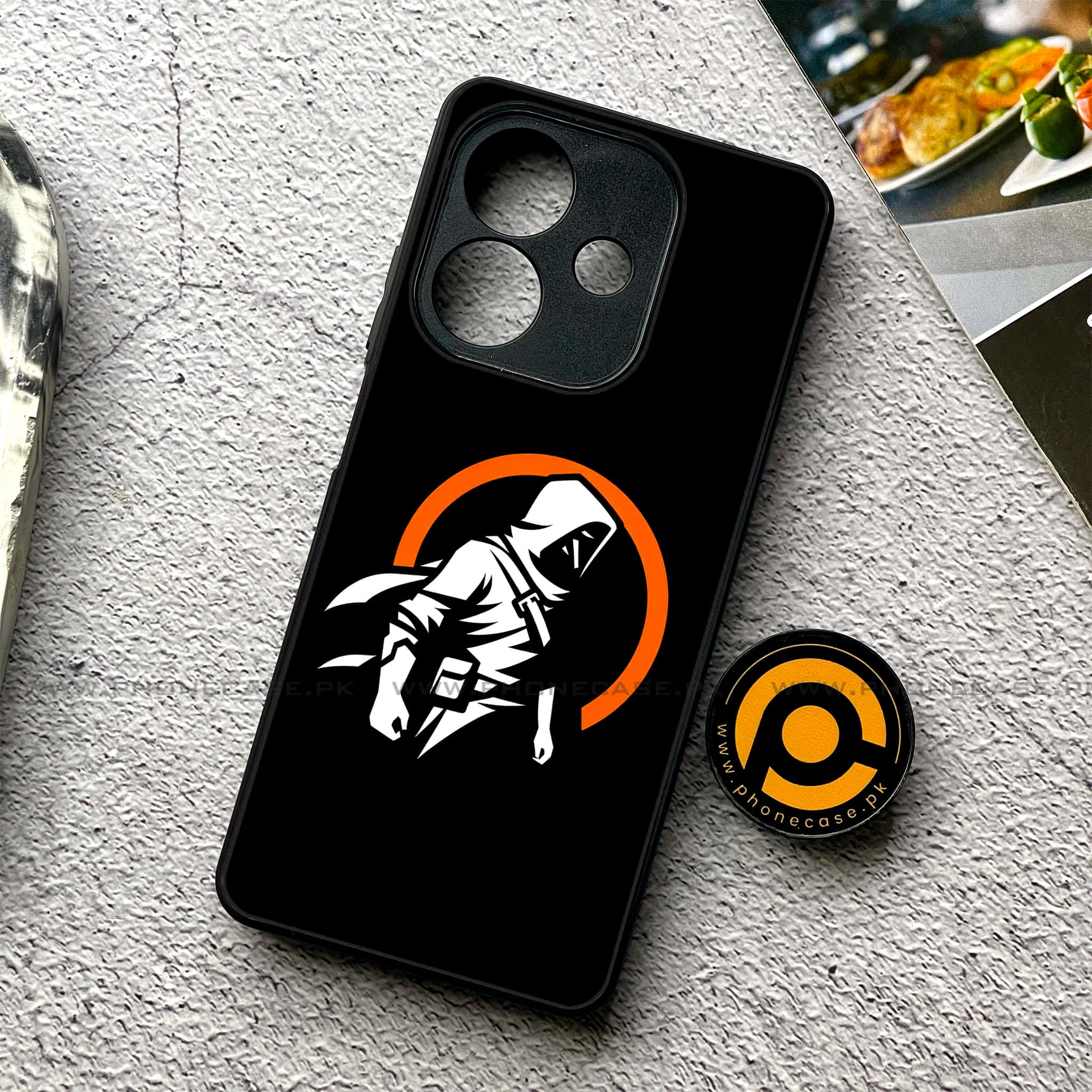 Oppo A3x -  Minimalistic Design - Premium Printed Metal soft Bumper shock Proof Case