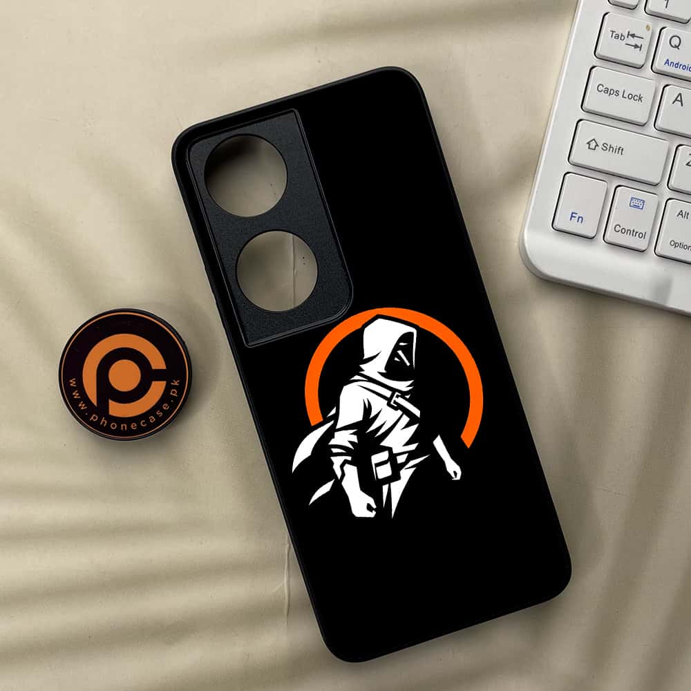 Honor X7b - Minimalistic Design Series - Premium Metal  Printed soft Bumper shock Proof Case