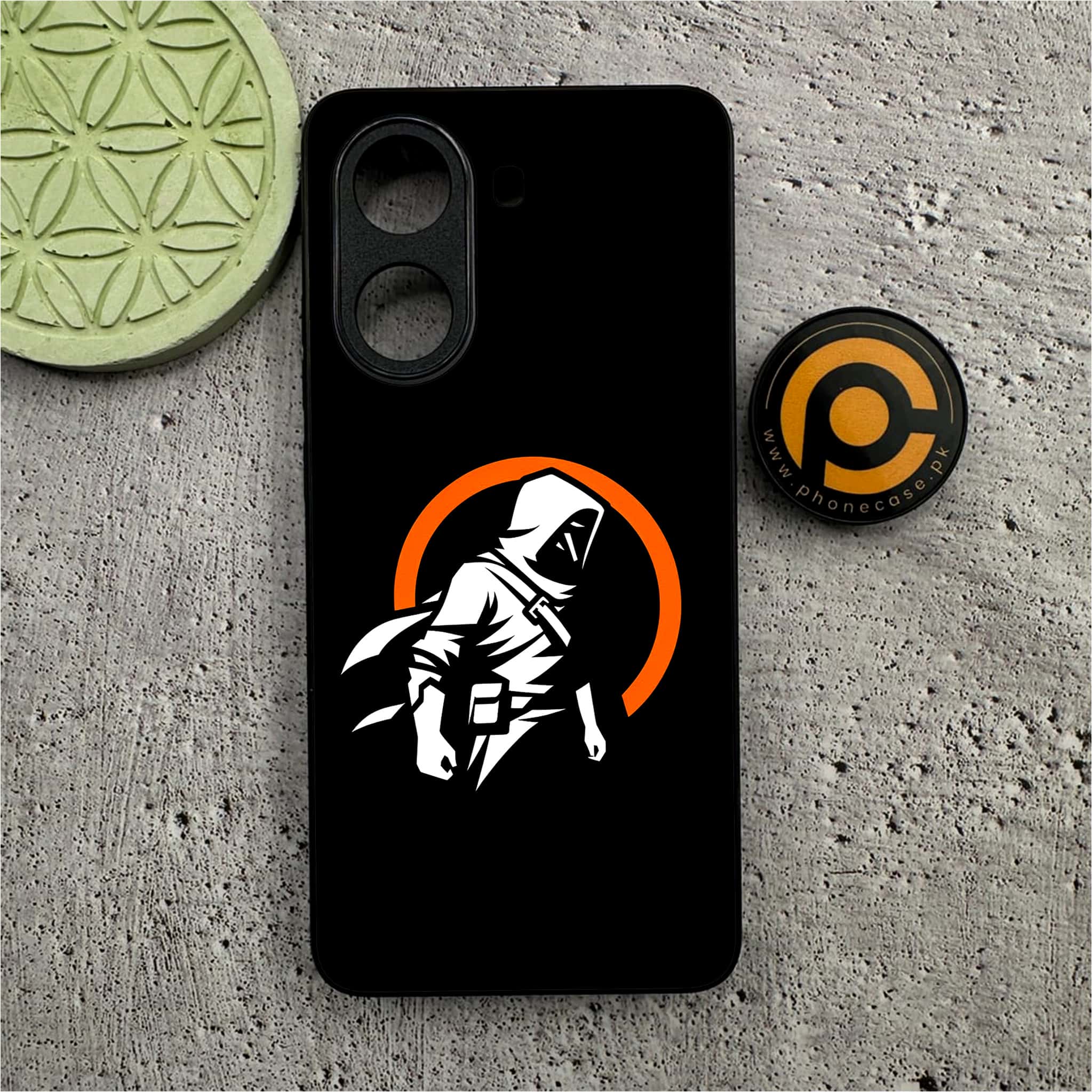 Xiaomi Redmi Turbo 4 - Minimalistic Design Series - Premium Metal  Printed soft Bumper shock Proof Case