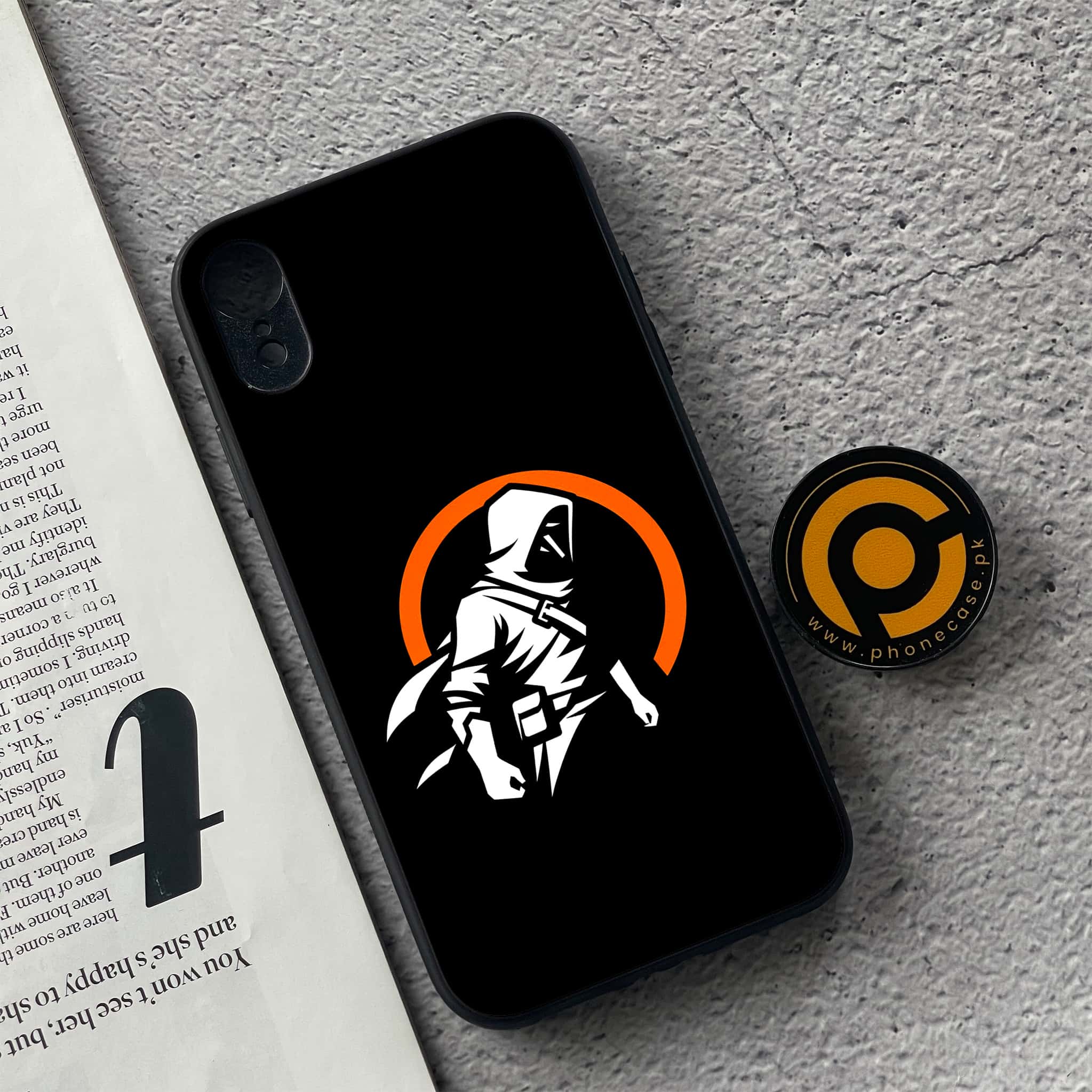iPhone XR - Minimalistic Design Series - Premium Metal  Printed soft Bumper shock Proof Case