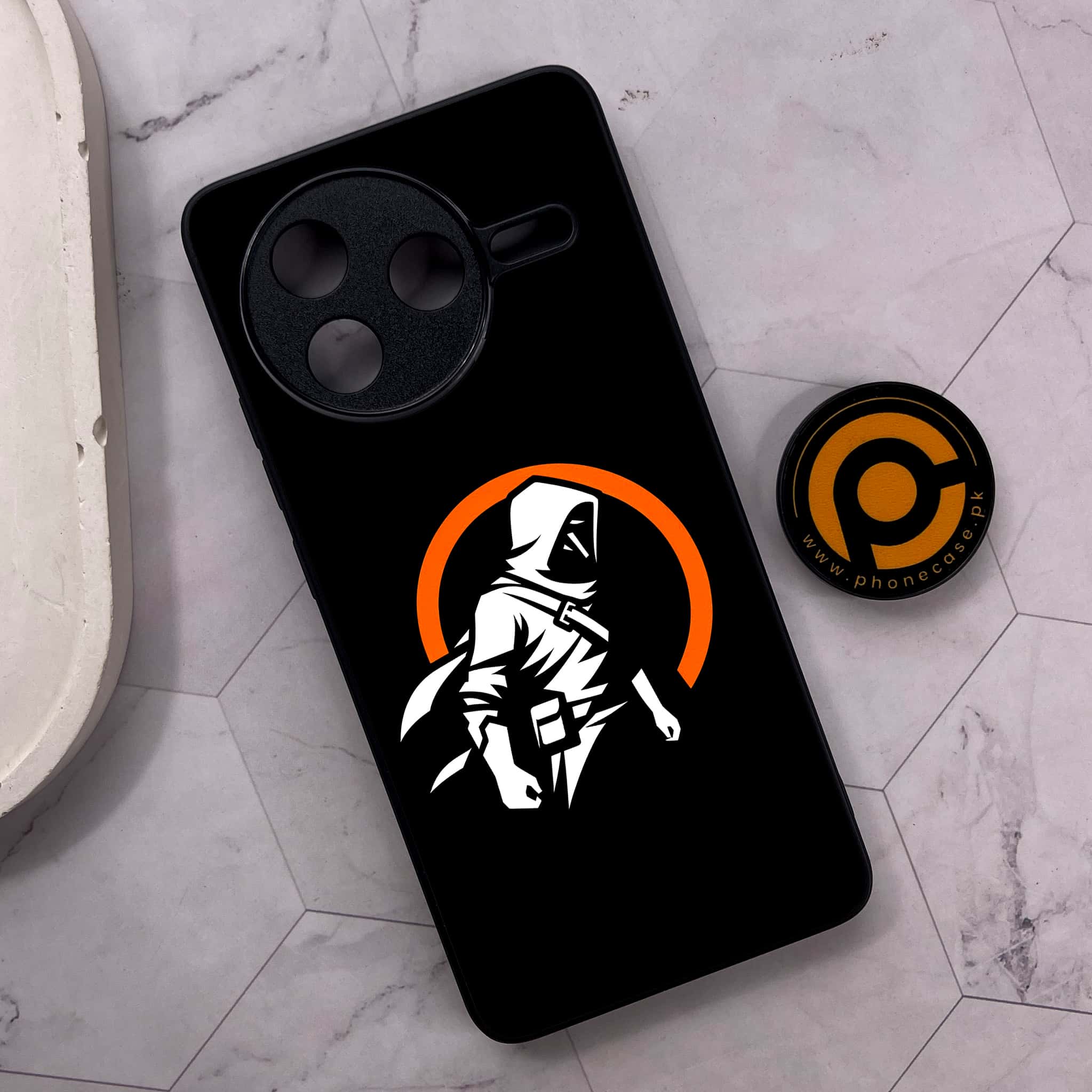 Xiaomi Poco F7 Pro 5G - Minimalistic Design Series - Premium Metal Printed soft Bumper shock Proof Case