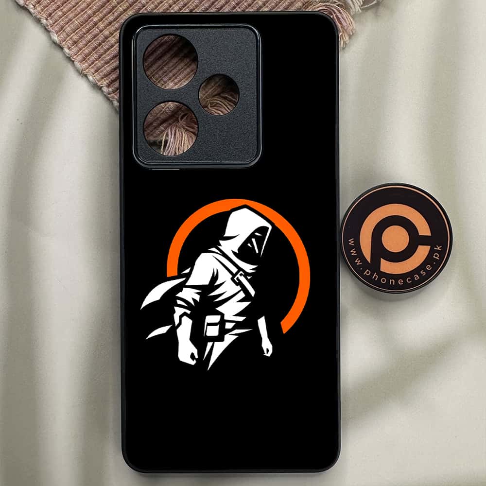 Realme GT 7 - Minimalistic Design Series - Premium Metal Printed soft Bumper shock Proof Case
