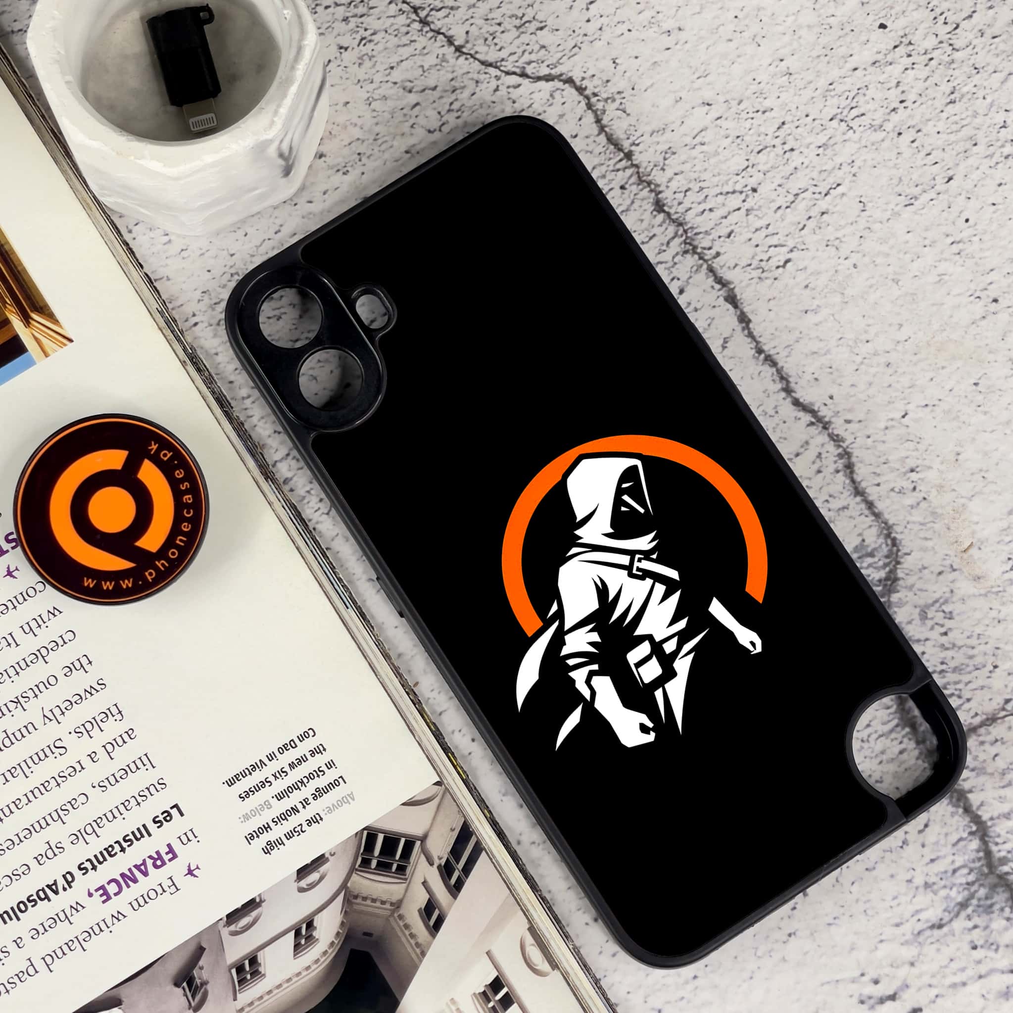 Nothing CMF Phone 1 - Minimalistic Design Series - Premium Metal Printed soft Bumper Shock Proof Case