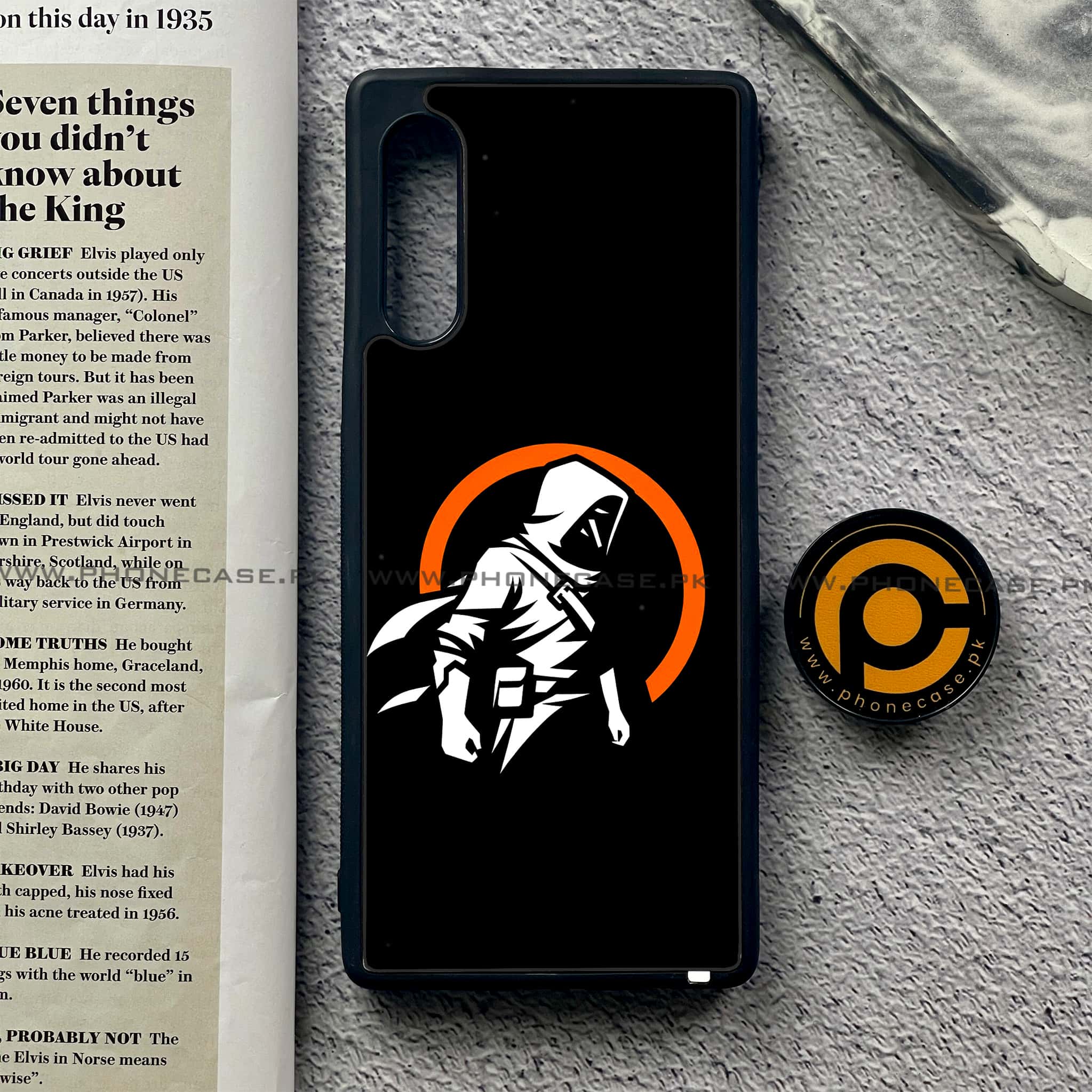 LG G9 - Minimalistic Design Series - Premium Metal Printed soft Bumper shock Proof Case