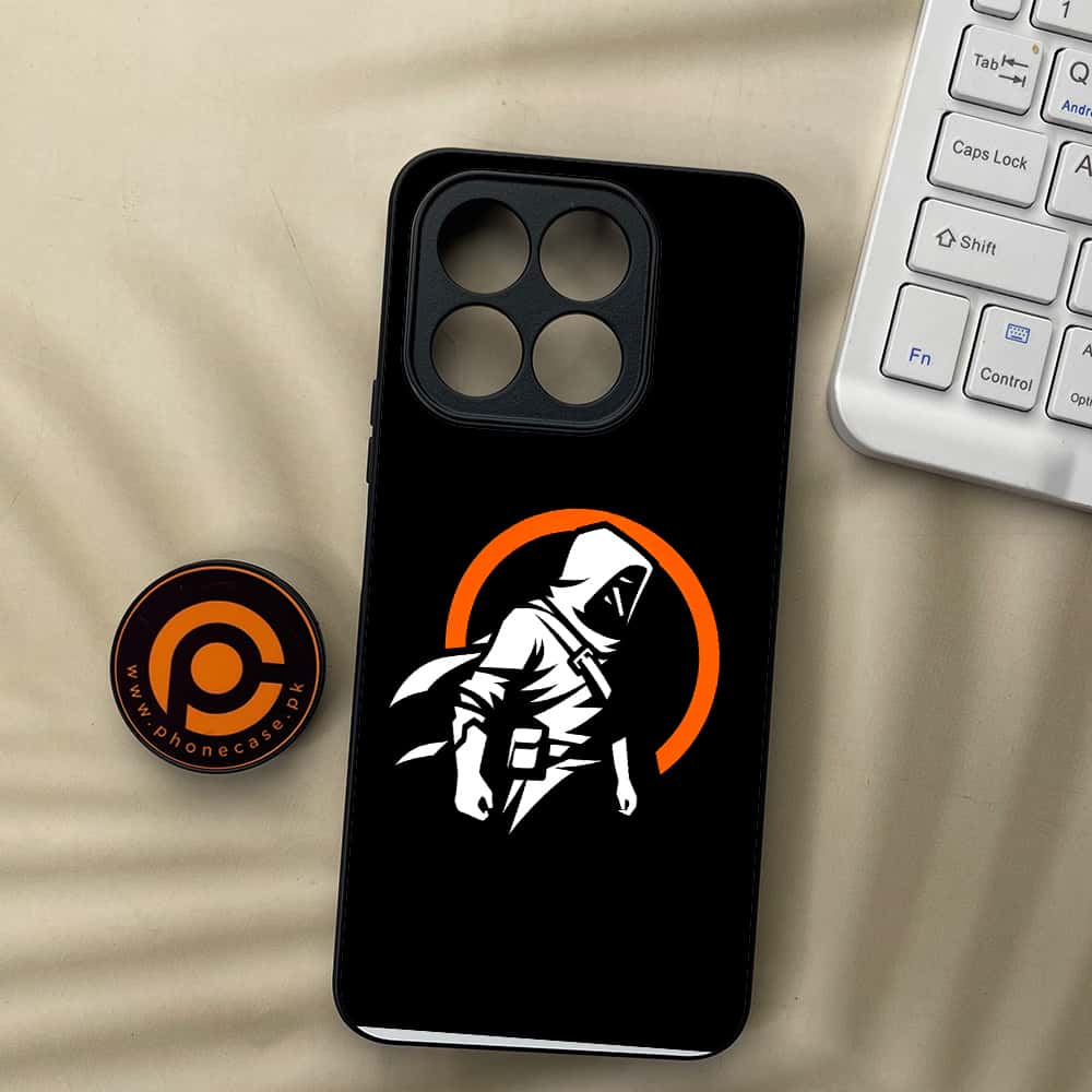 Honor X5b Plus - Minimalistic Design Series - Premium Metal  Printed soft Bumper shock Proof Case