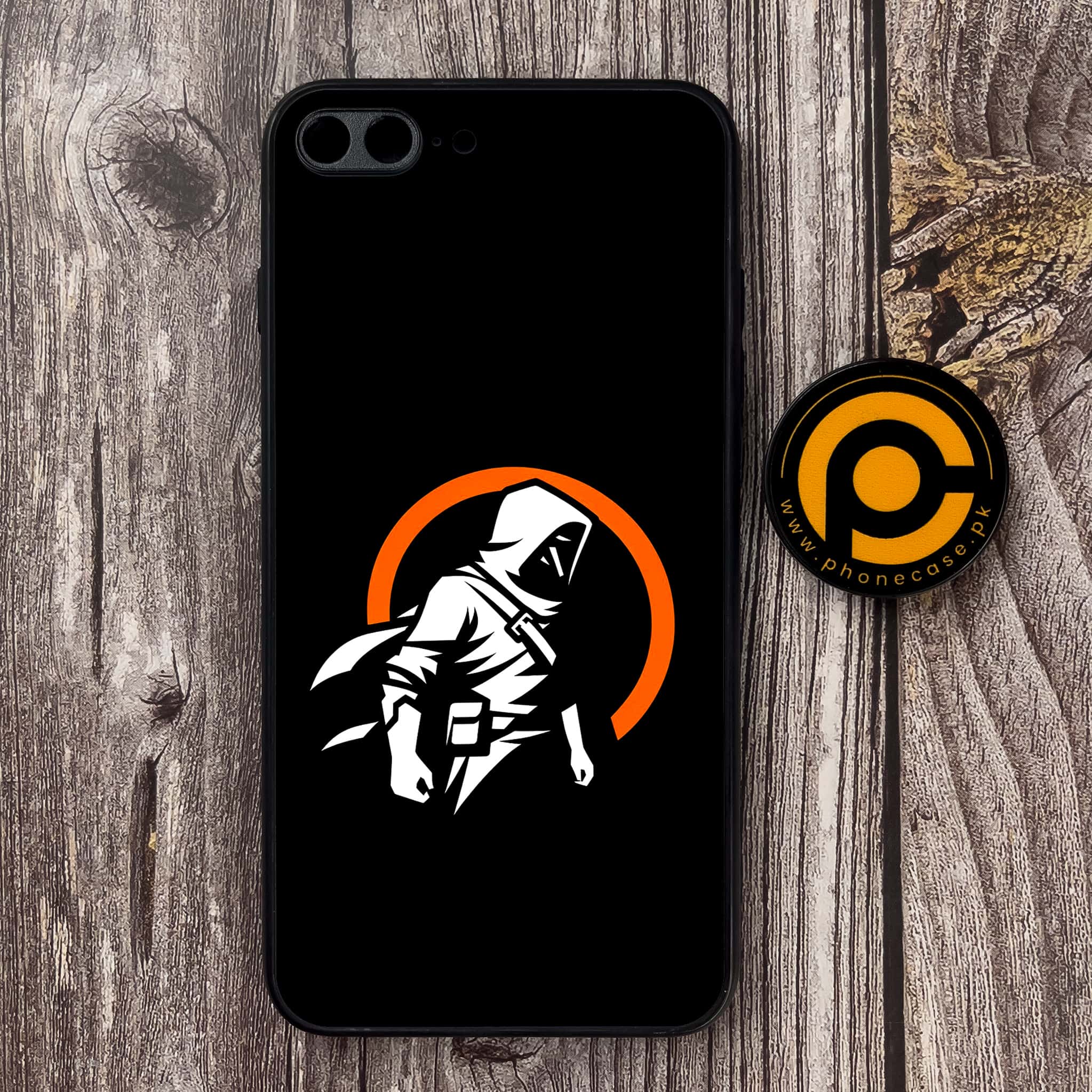 iPhone 7 Plus  - Minimalistic Design Series - Premium Metal Printed soft Bumper shock Proof Case