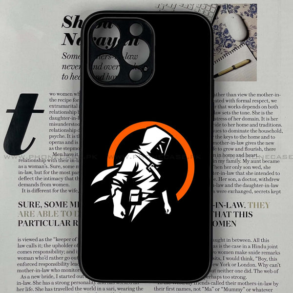 iPhone 14 Pro Max - Minimalistic Design  Design 7 - Premium Metal Printed soft Bumper shock Proof Case  CS-31831
