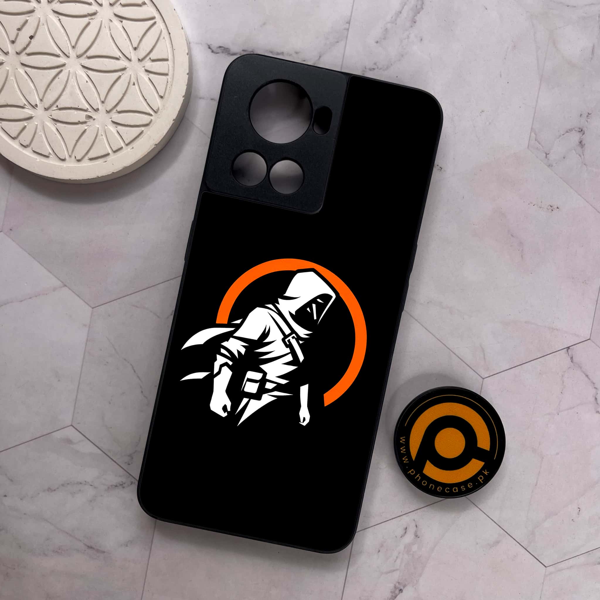 OnePlus 10R - Minimalistic Design - Premium Metal Printed soft Bumper shock Proof Case