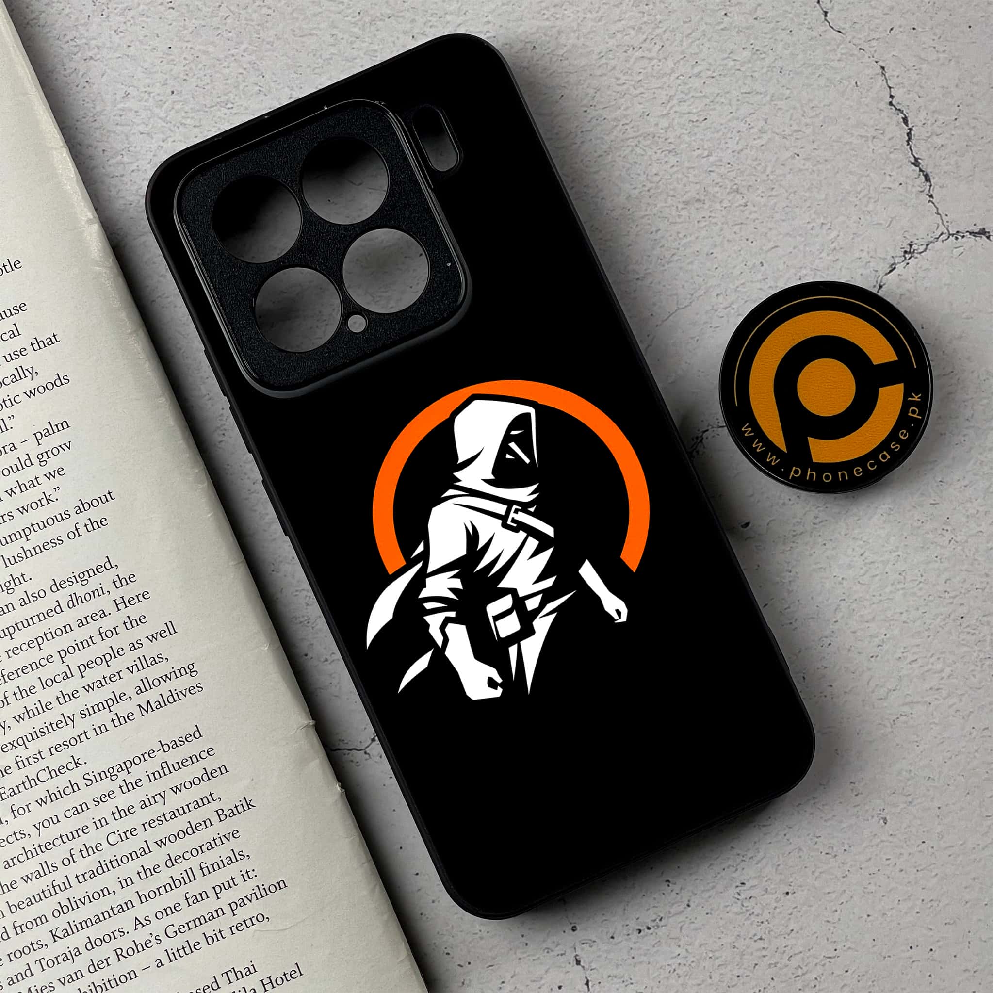 Xiaomi 15 - Minimalistic Design - Premium Metal Printed soft Bumper shock Proof Case