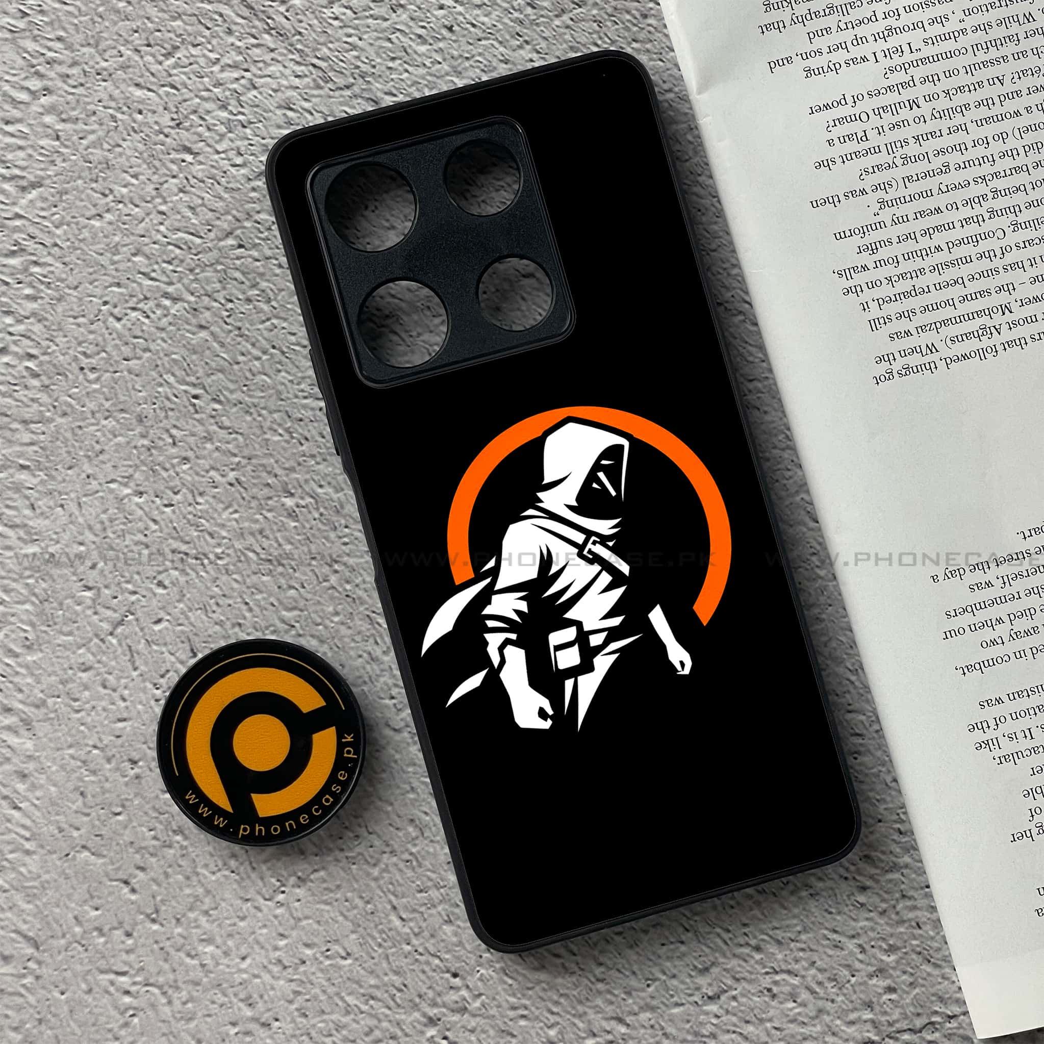 Infinix Note 30 Pro - Minimalistic Design Series - Premium Metal Printed soft Bumper shock Proof Case