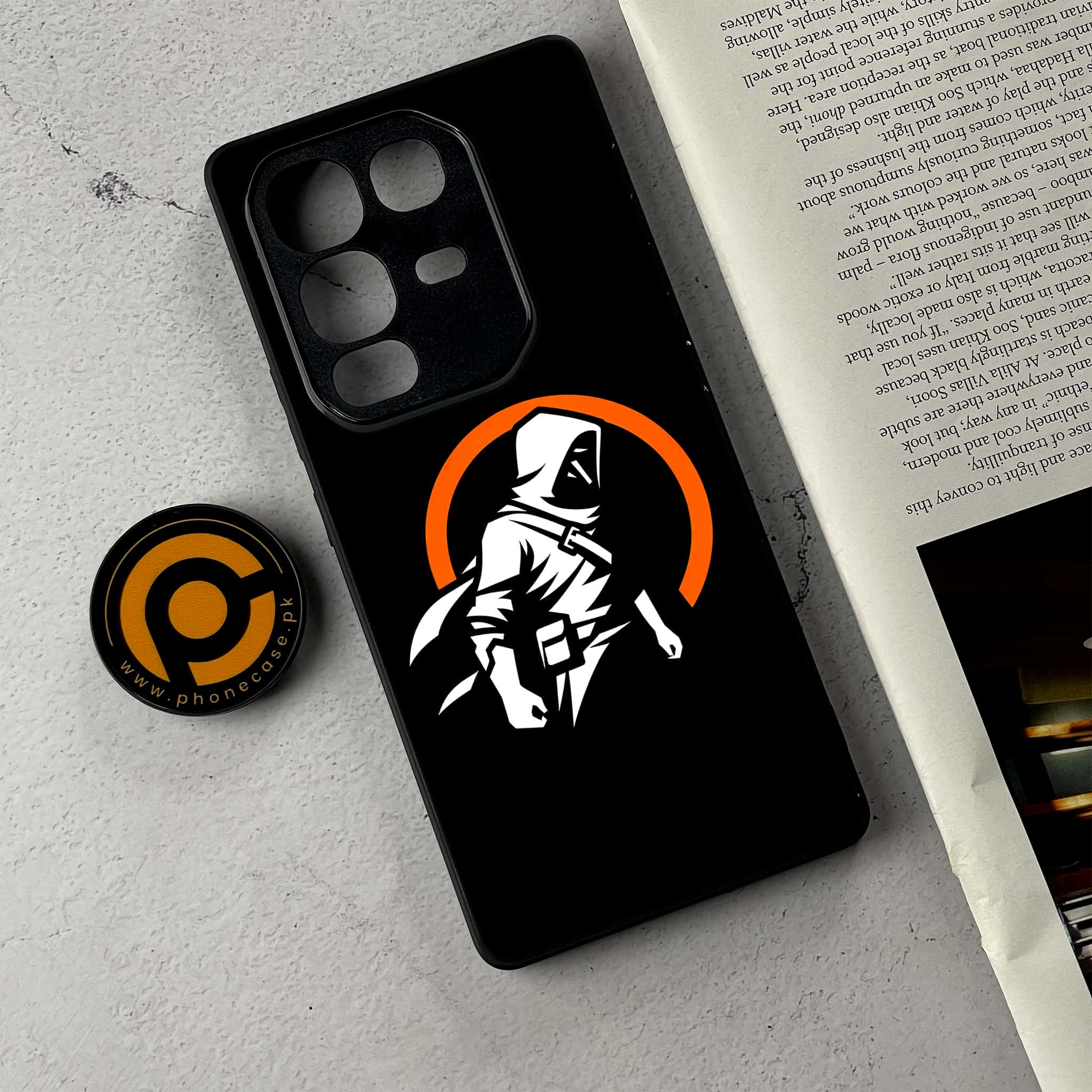 Infinix Note 50 Pro Plus - Minimalistic Design Series - Premium Metal Printed Soft Bumper Shockproof Case