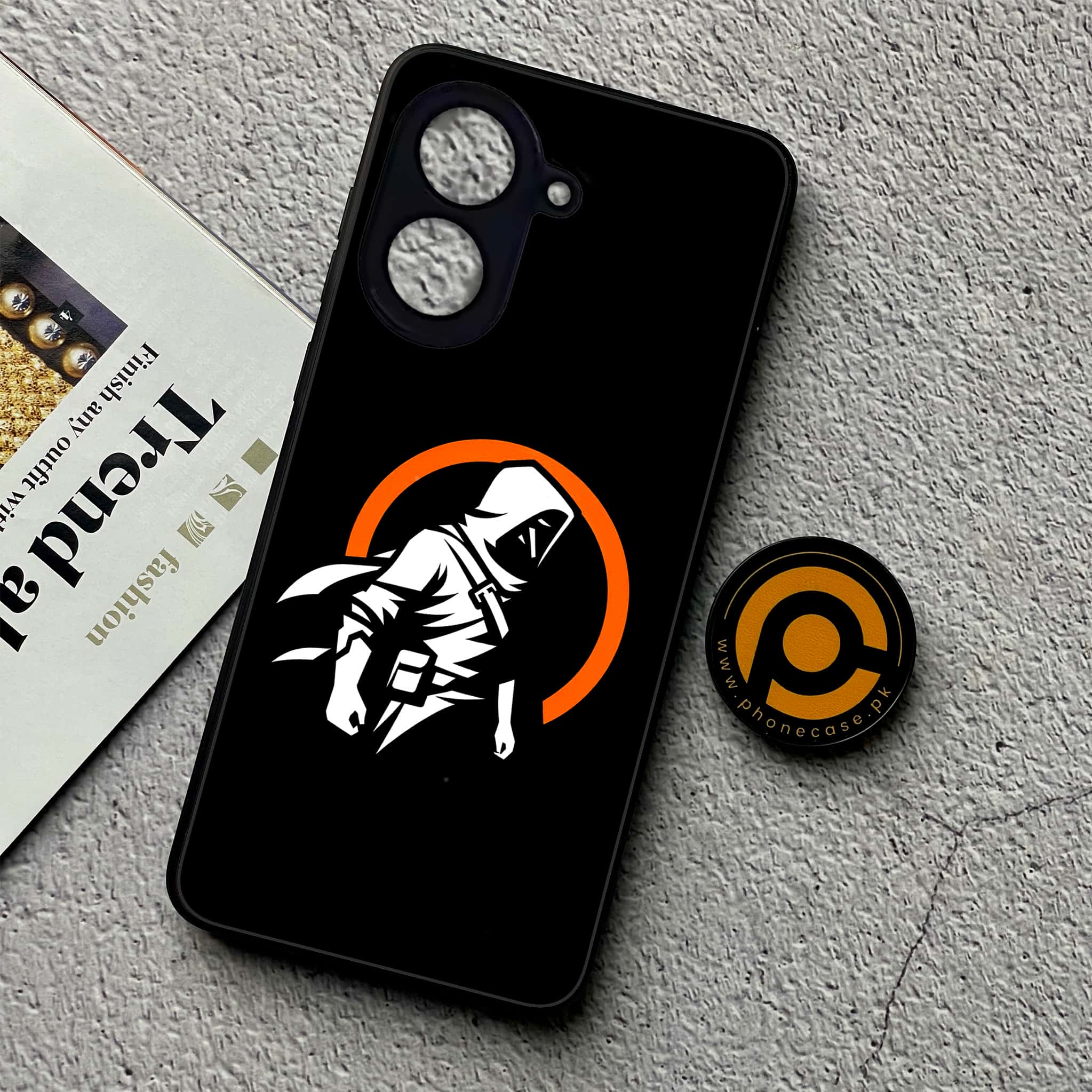 Xiaomi Redmi A5 - Minimalistic Design Series - Premium Metal Printed soft Bumper shock Proof Case