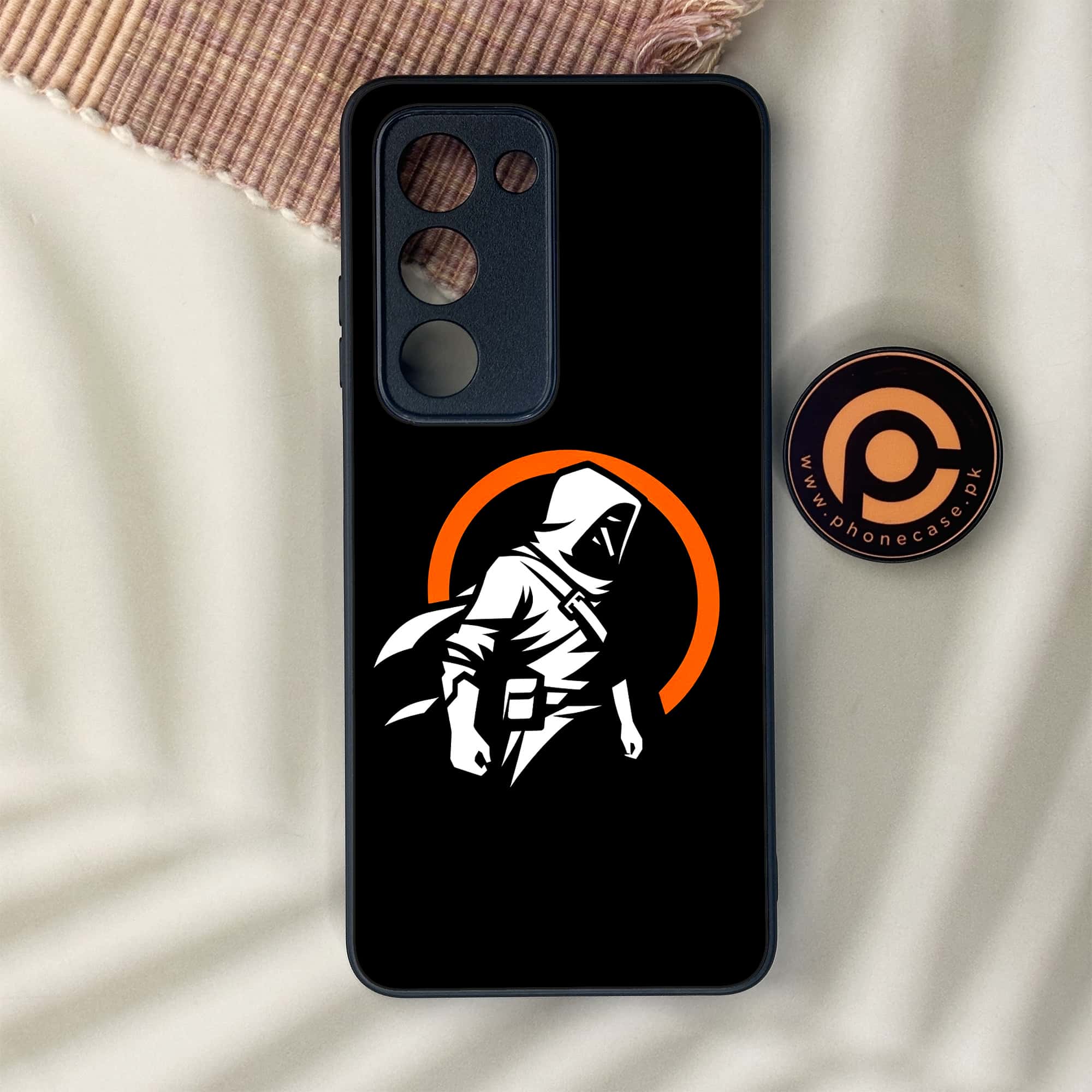 Oppo A5 2025 - Minimalistic Design Series - Premium Metal Printed soft Bumper shock Proof Case