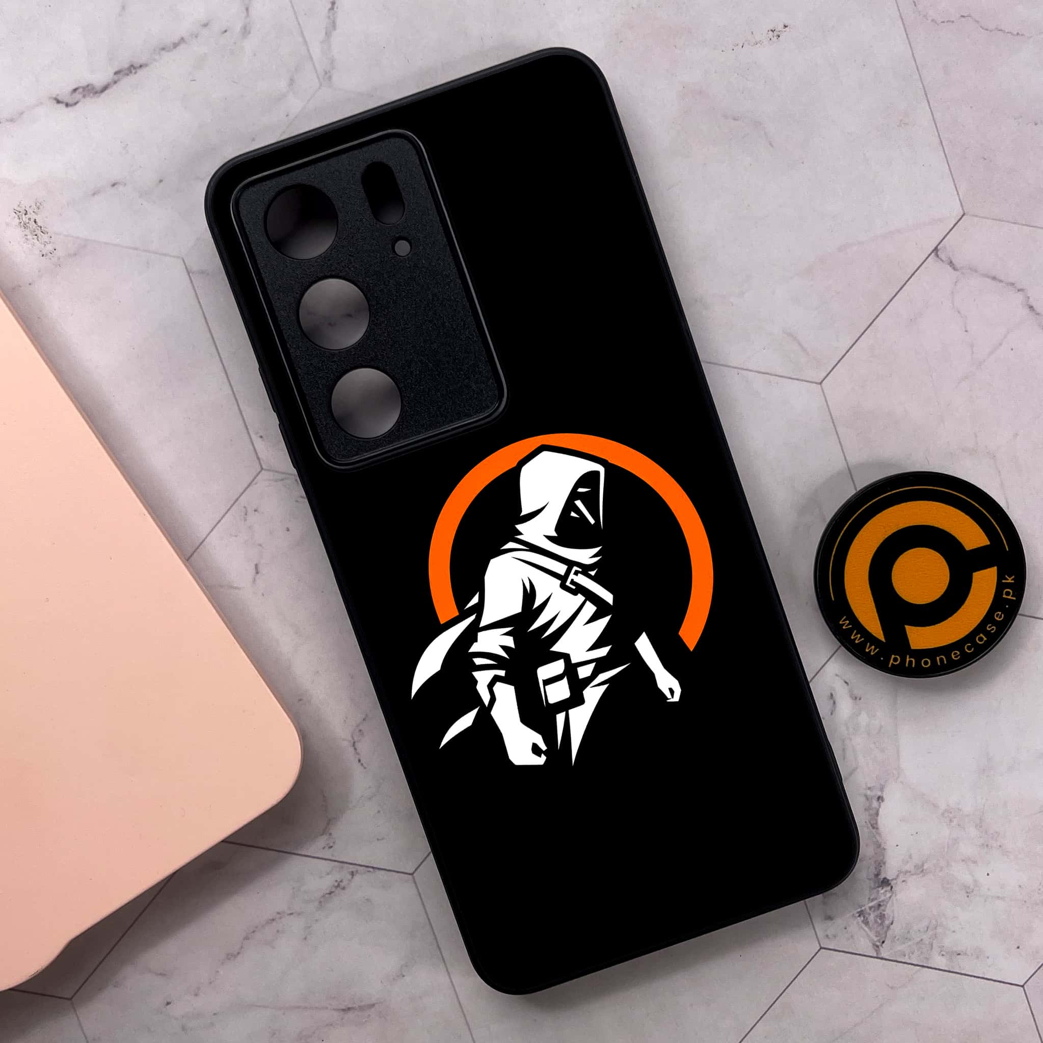 Realme C75x 4G - Minimalistic Design Series - Premium Metal Printed soft Bumper shock Proof Case