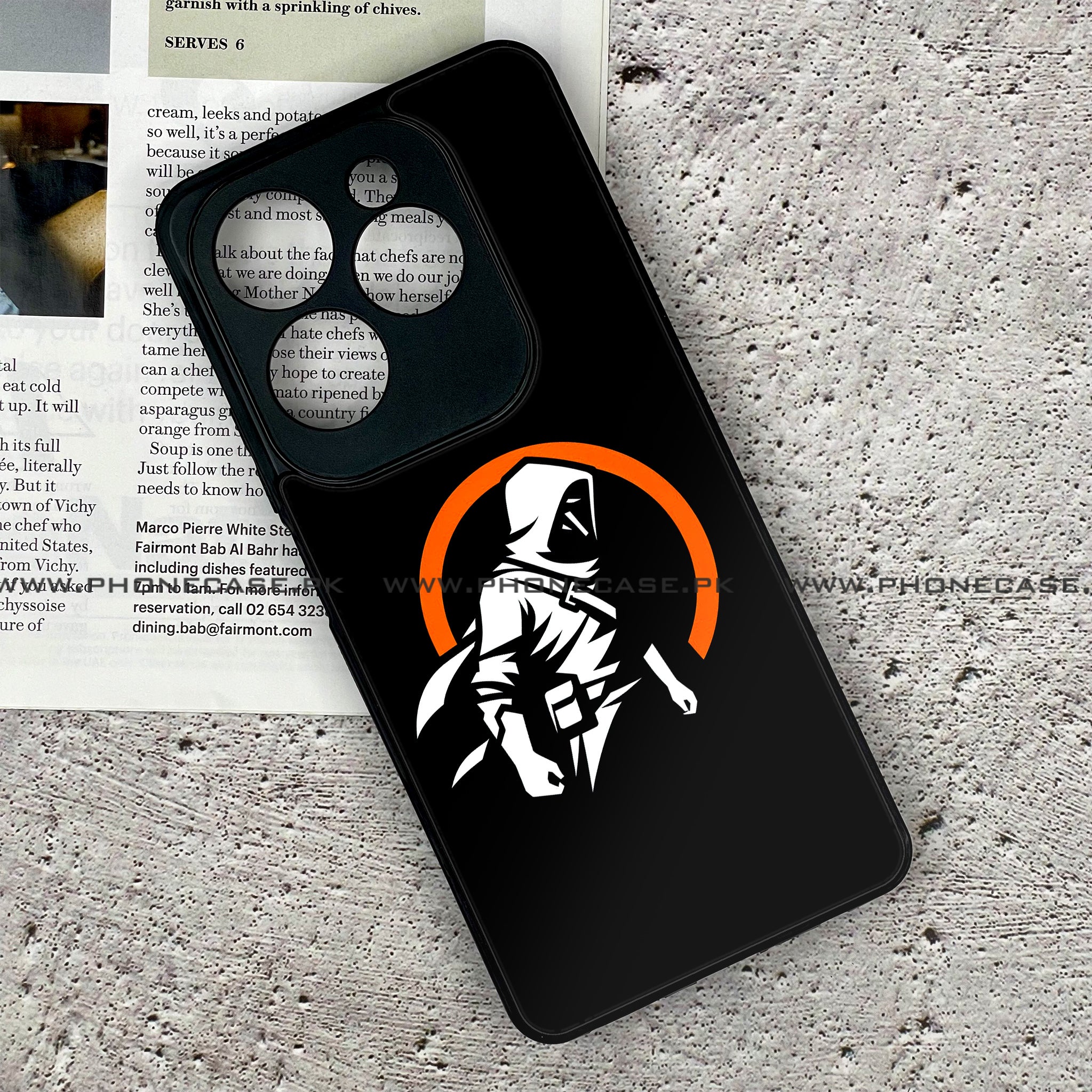 Tecno Spark 20 Pro - Minimalistic Design - Premium Printed Glass soft Bumper shock Proof Case