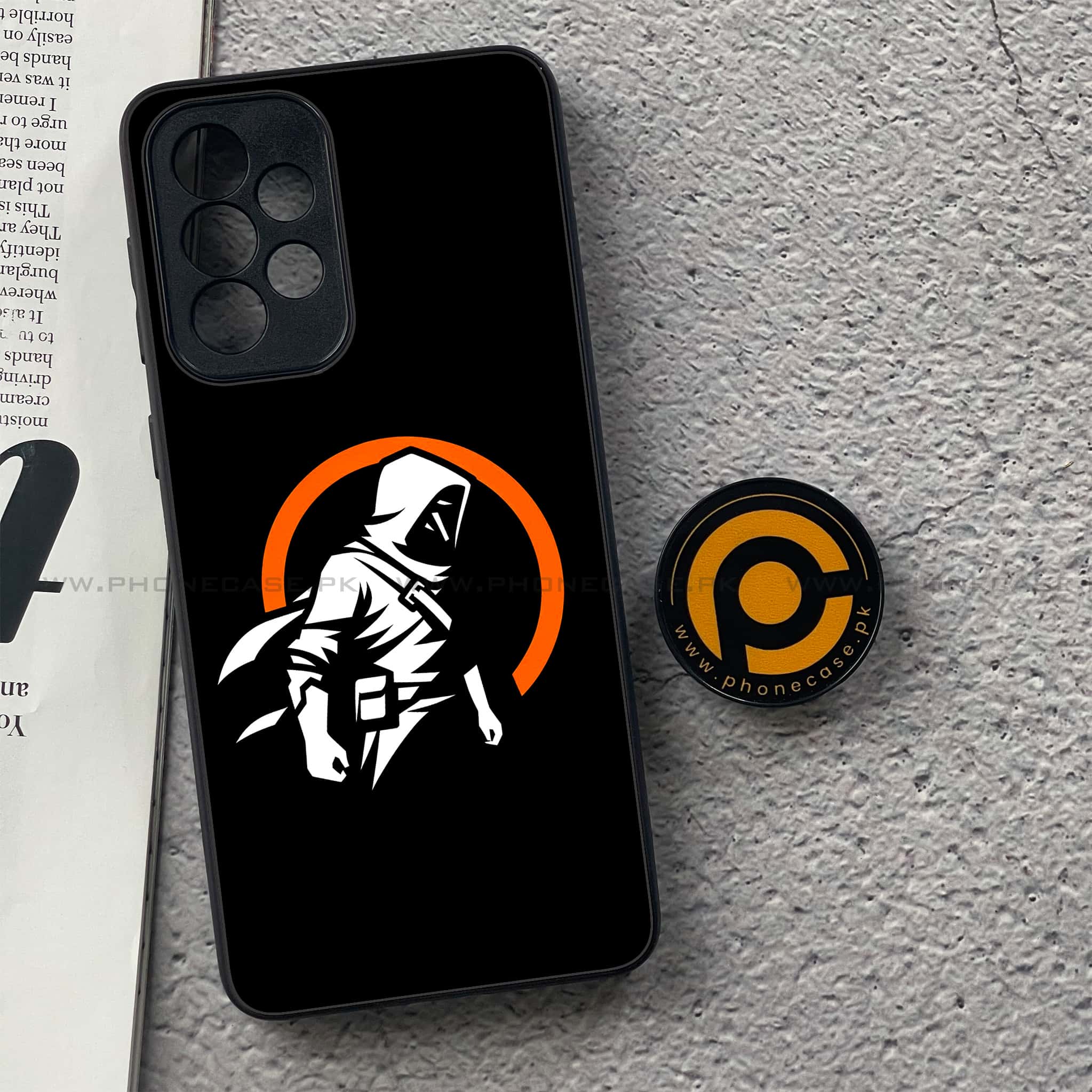 Samsung Galaxy A33- Minimalistic Design Series - Premium Printed Glass soft Bumper shock Proof Case