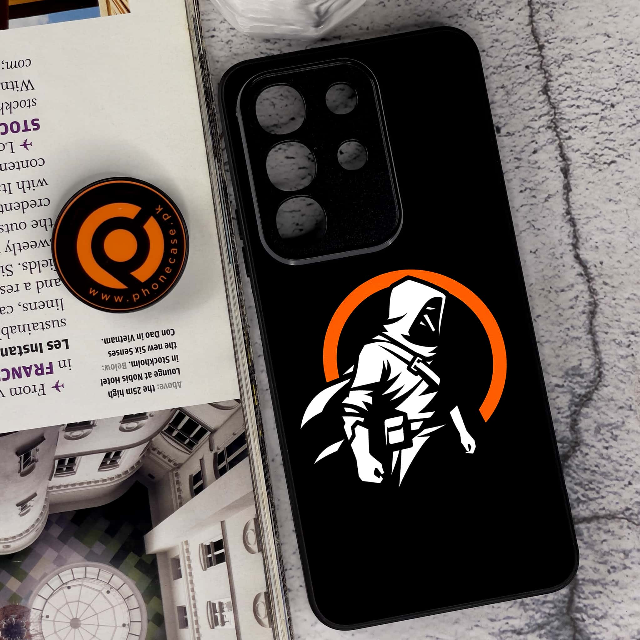 Vivo Y29 4G - Minimalistic Design Series - Premium Metal Printed soft Bumper Shock Proof Case