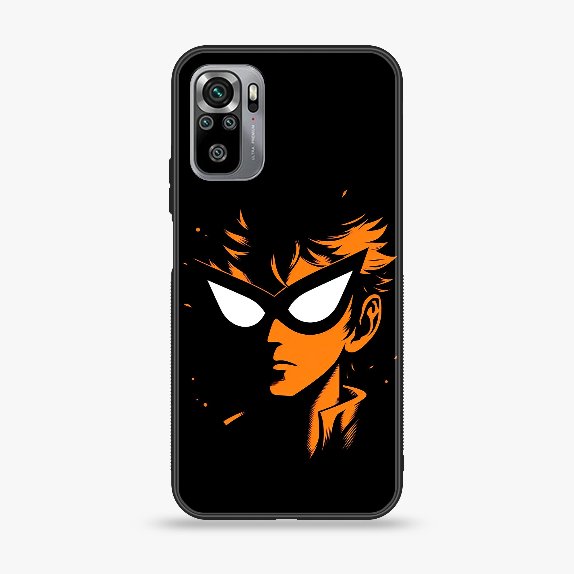 Xiaomi Redmi Note 10S- Minimalistic Design - Premium Printed Glass soft Bumper shock Proof Case