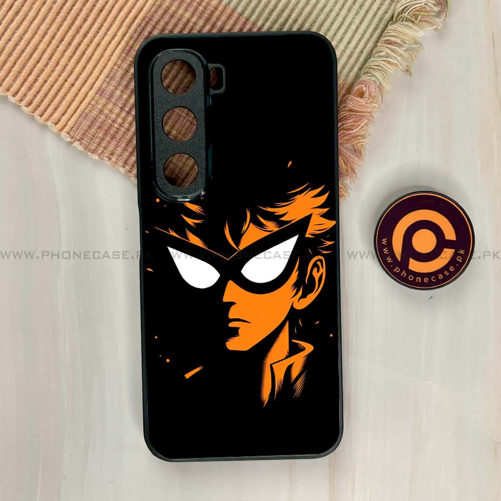 Infinix Hot 60i - Minimalistic Design Series - Premium Metal Printed soft Bumper shock Proof Case
