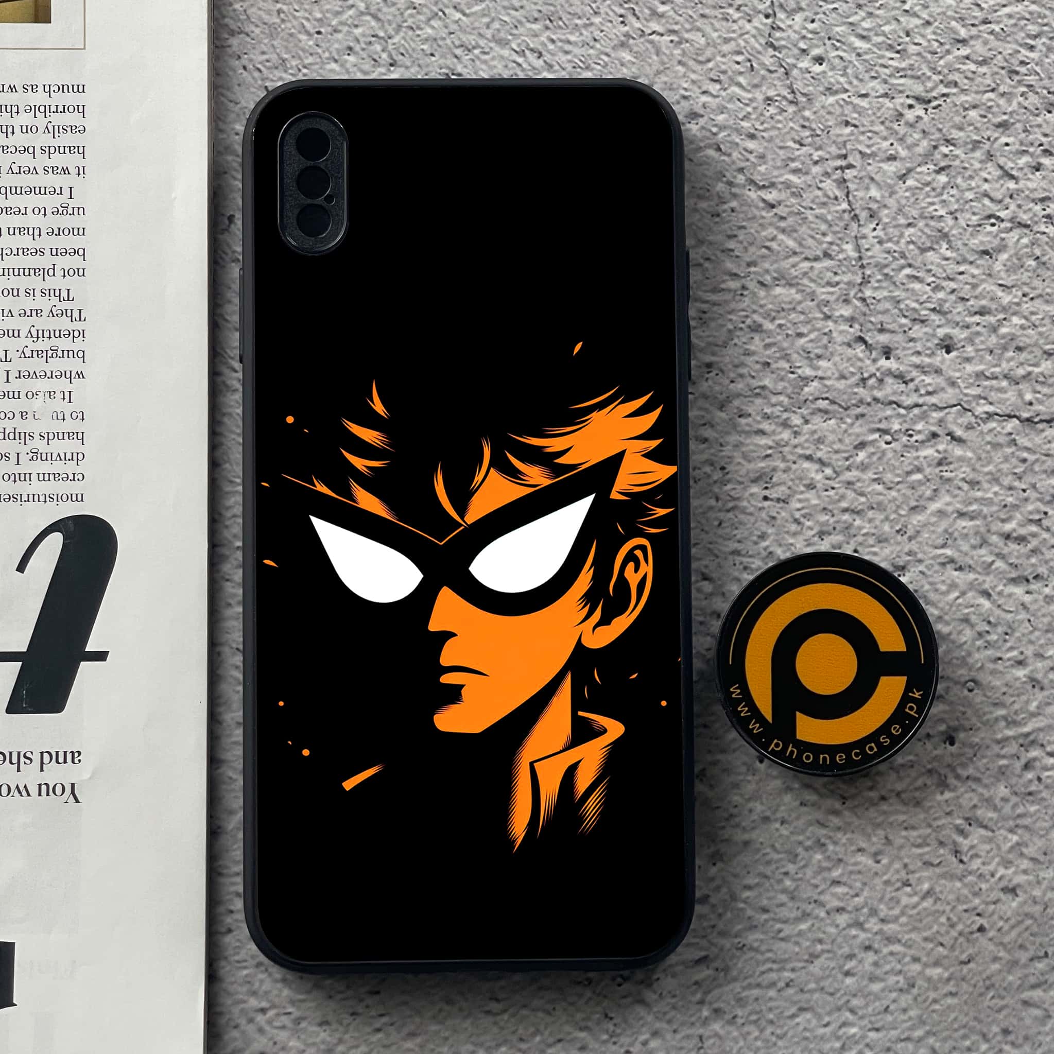 iPhone Xs Max - Minimalistic Design Series - Premium Metal  Printed soft Bumper shock Proof Case