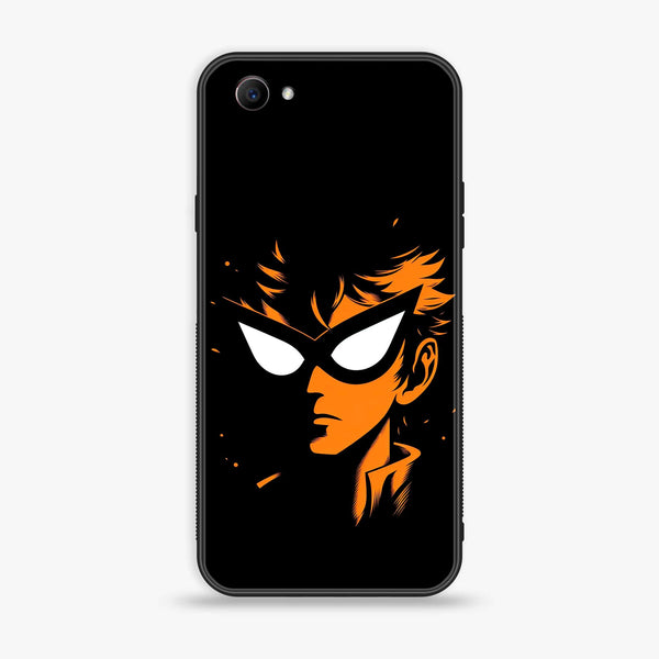 Oppo F7 Youth - Minimalistic Design 8- Premium Printed Glass soft Bumper shock Proof Case CS-32363