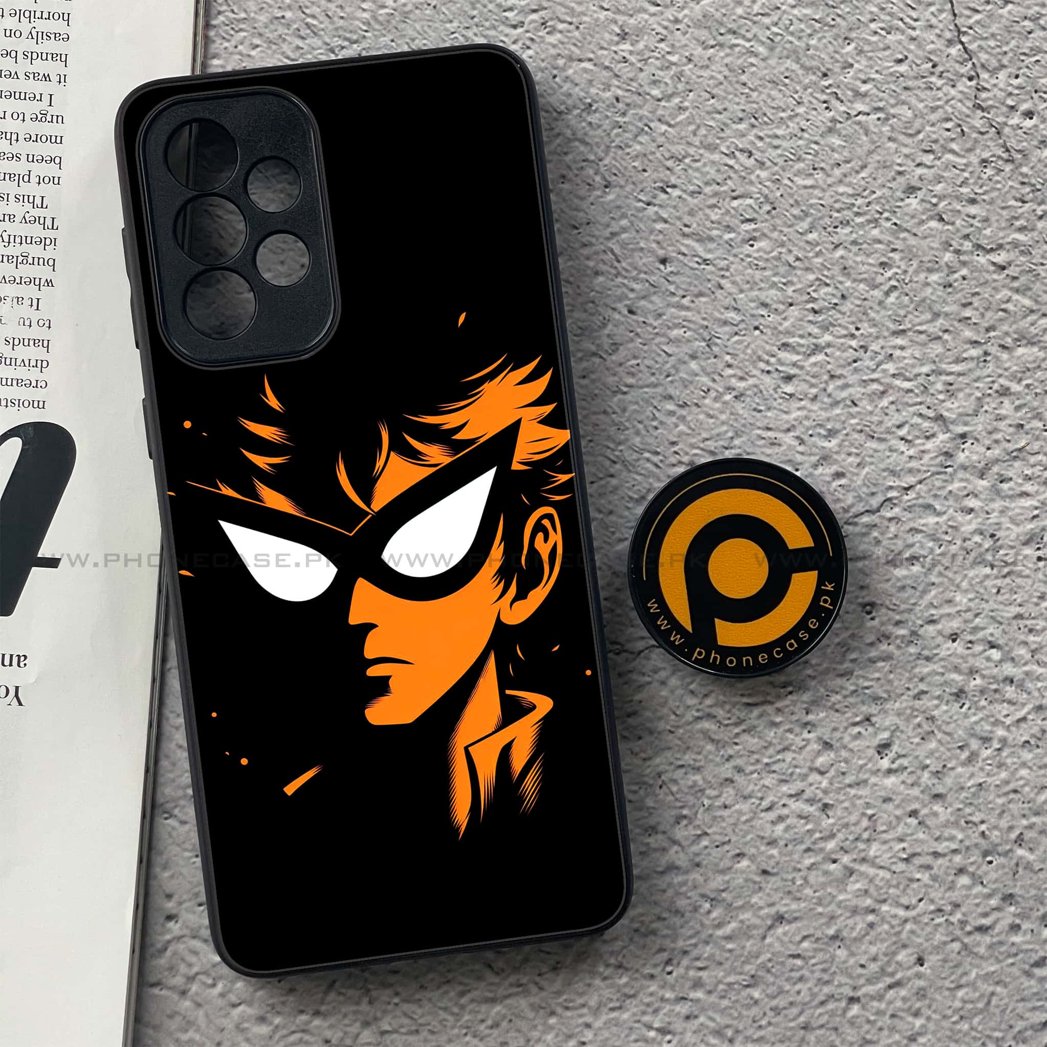 Samsung Galaxy A33- Minimalistic Design Series - Premium Printed Glass soft Bumper shock Proof Case