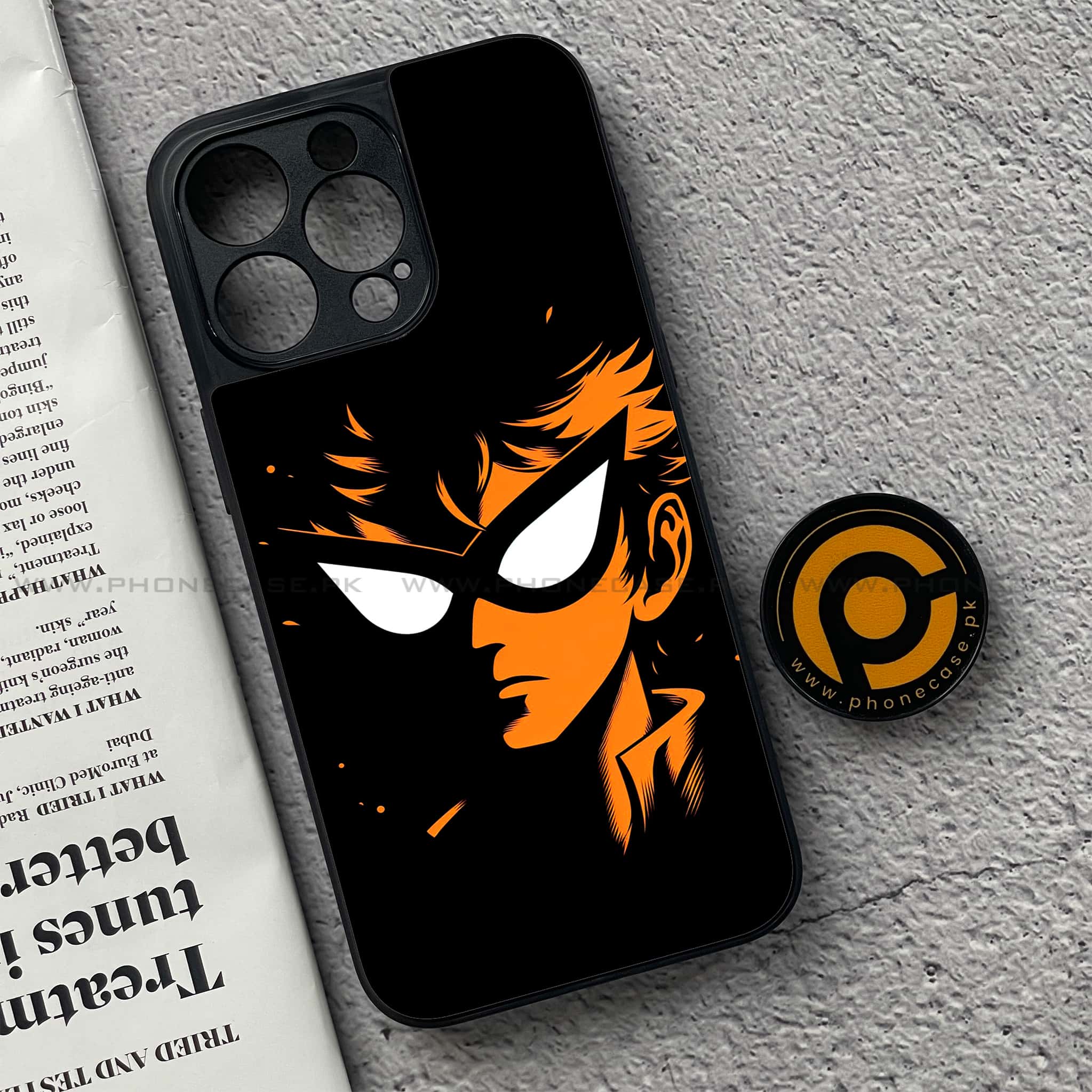 iPhone 15 Pro - Minimalistic Design Series - Premium Metal Printed soft Bumper shock Proof Case