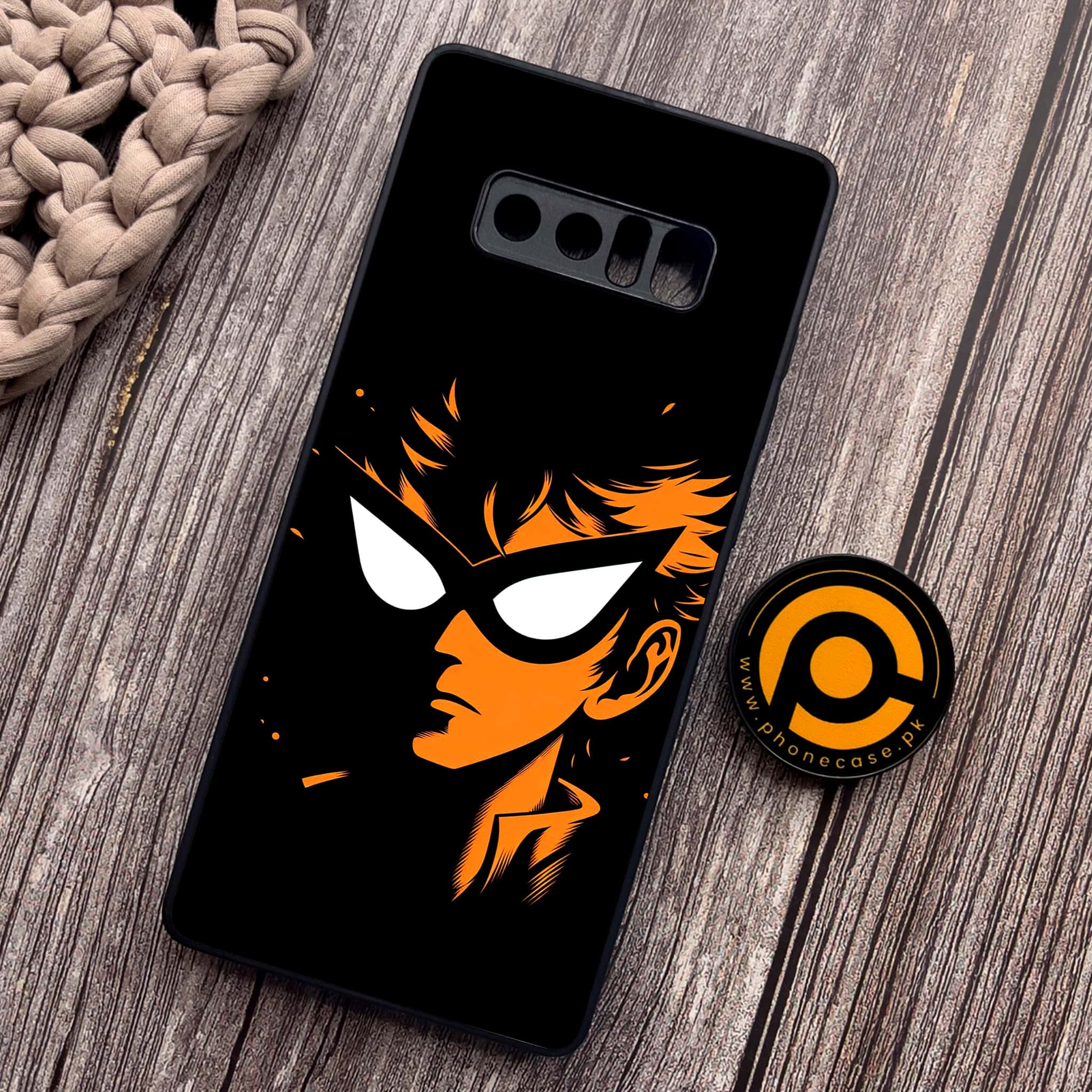 Samsung Galaxy Note 8 - Minimalistic Design Series - Premium Metal Printed soft Bumper shock Proof Case