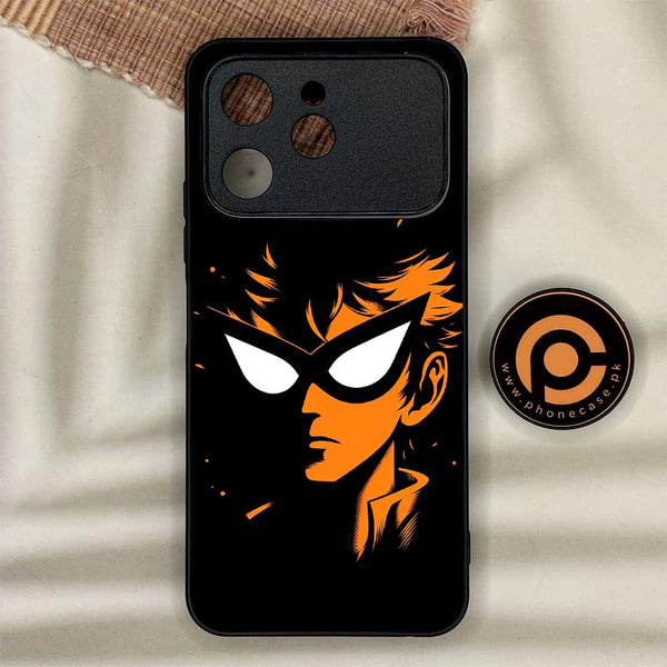 Tecno Spark 40 - Minimalistic Design 8 - Premium Metal Printed soft Bumper shock Proof Case CS-43510