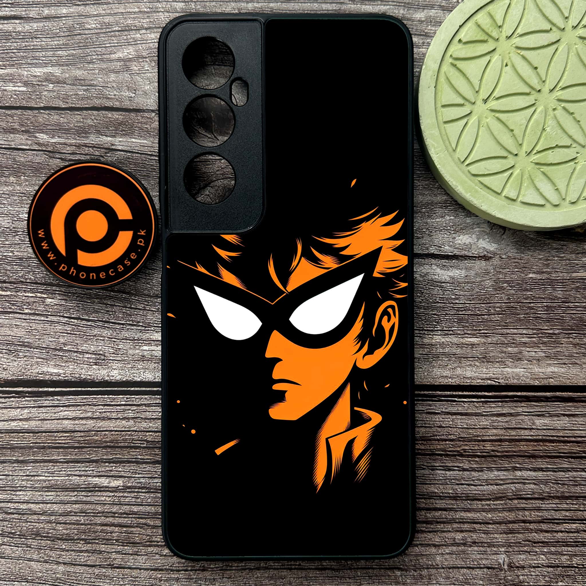 Realme C65  - Minimalistic Design Series - Premium Metal Printed soft Bumper shock Proof Case