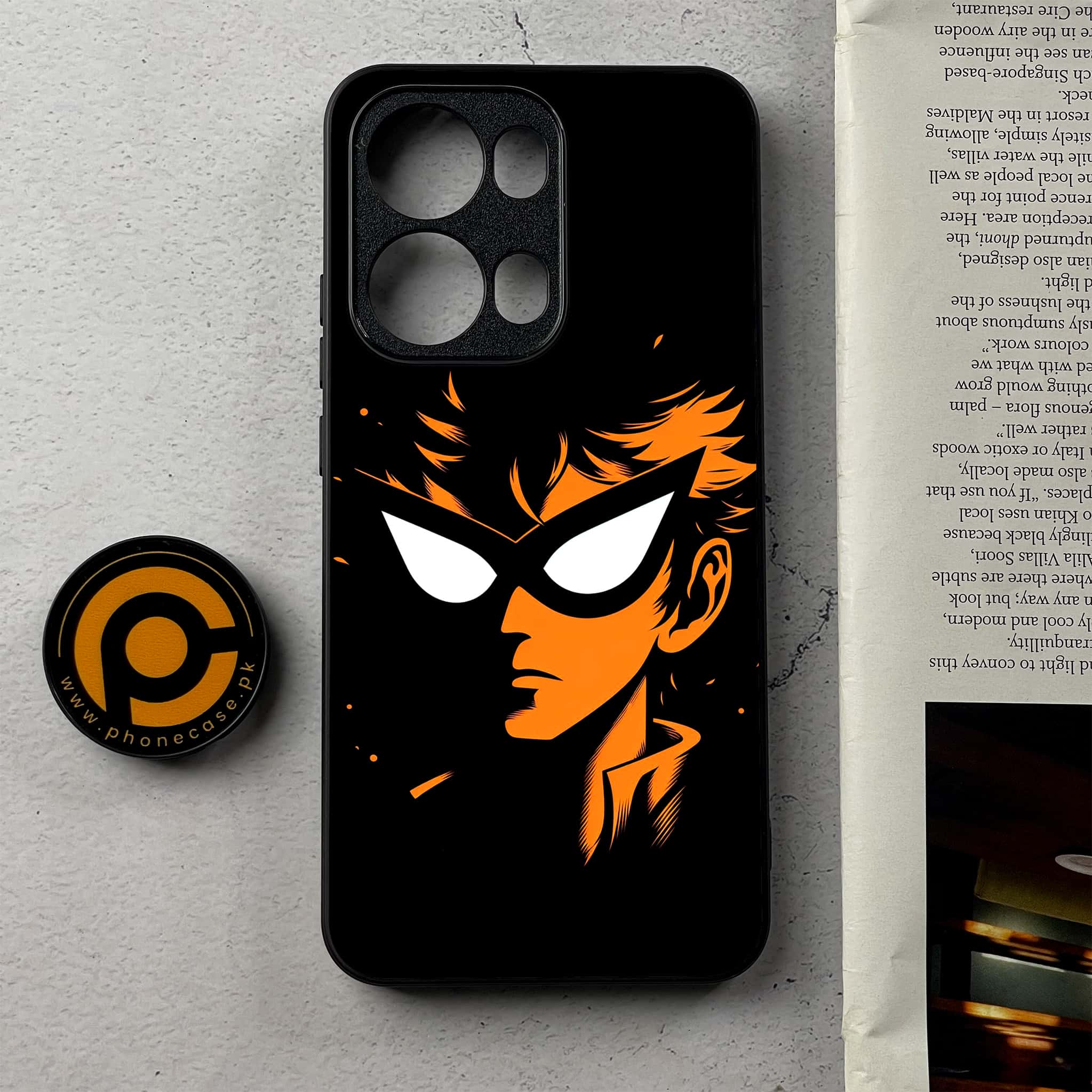 Oppo Reno 13 Pro - Minimalistic Design Series - Premium Metal Printed Soft Bumper Shockproof Case