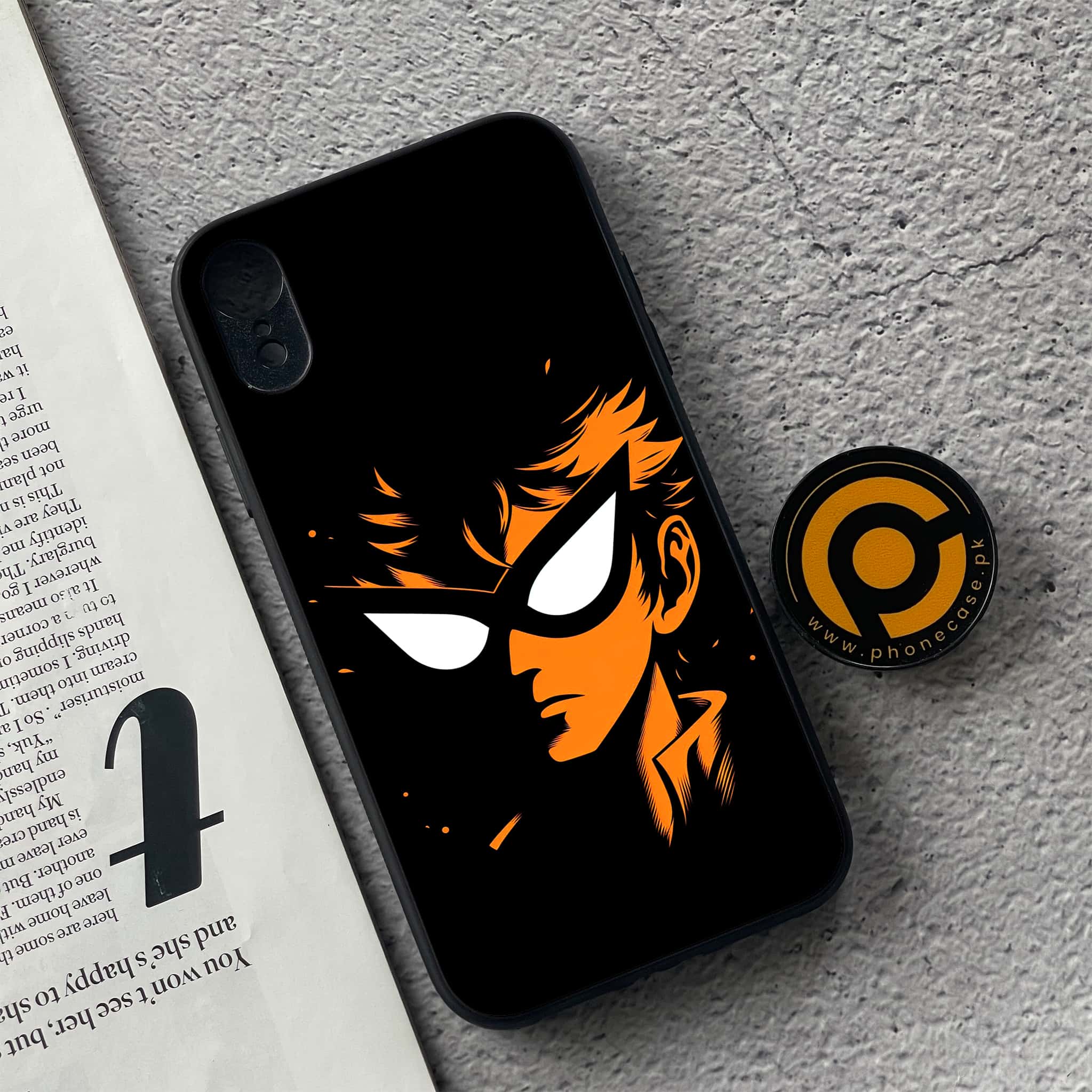 iPhone XR - Minimalistic Design Series - Premium Metal  Printed soft Bumper shock Proof Case