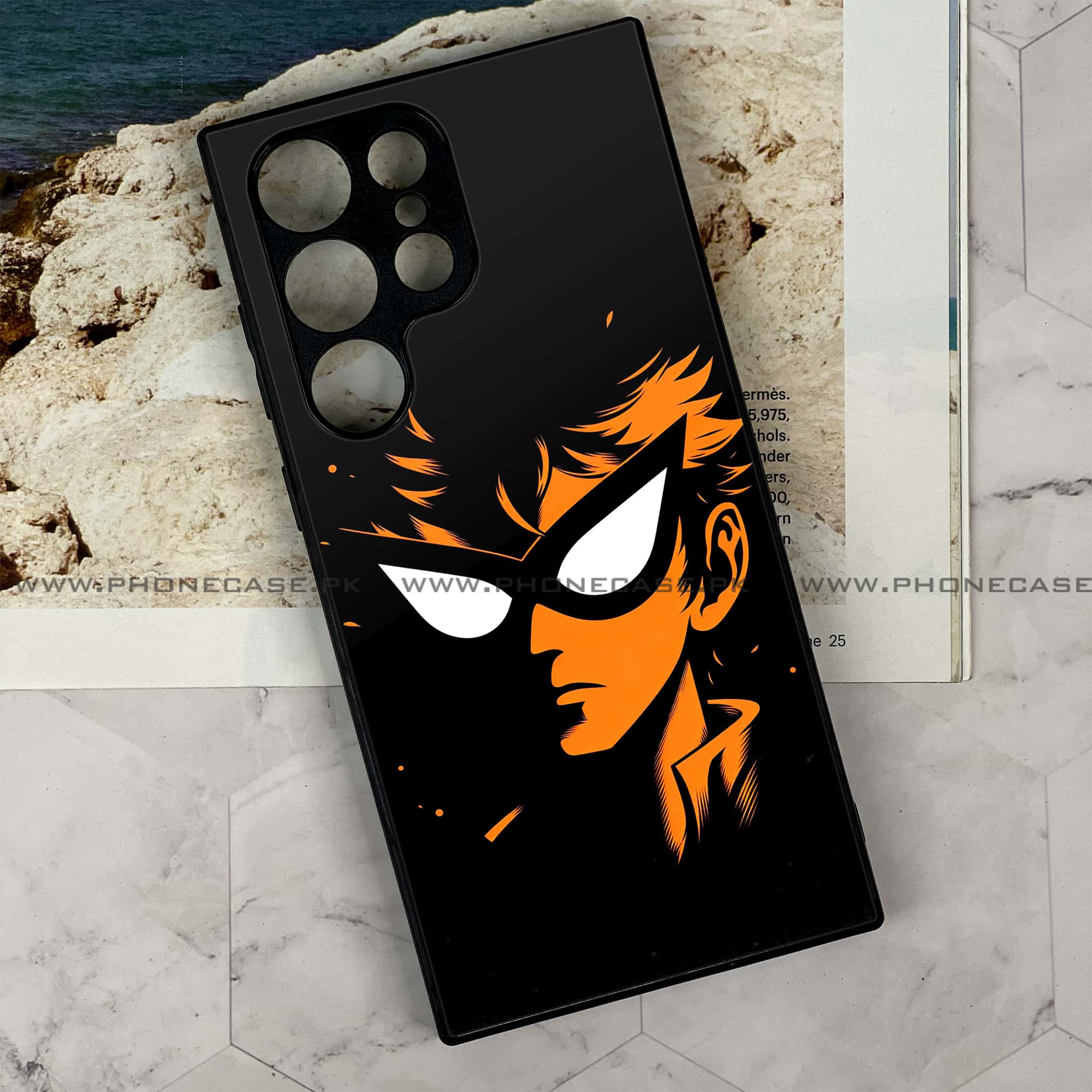 Samsung Galaxy S22 Ultra - Minimalistic Design Series - Premium Metal Printed soft Bumper shock Proof Case