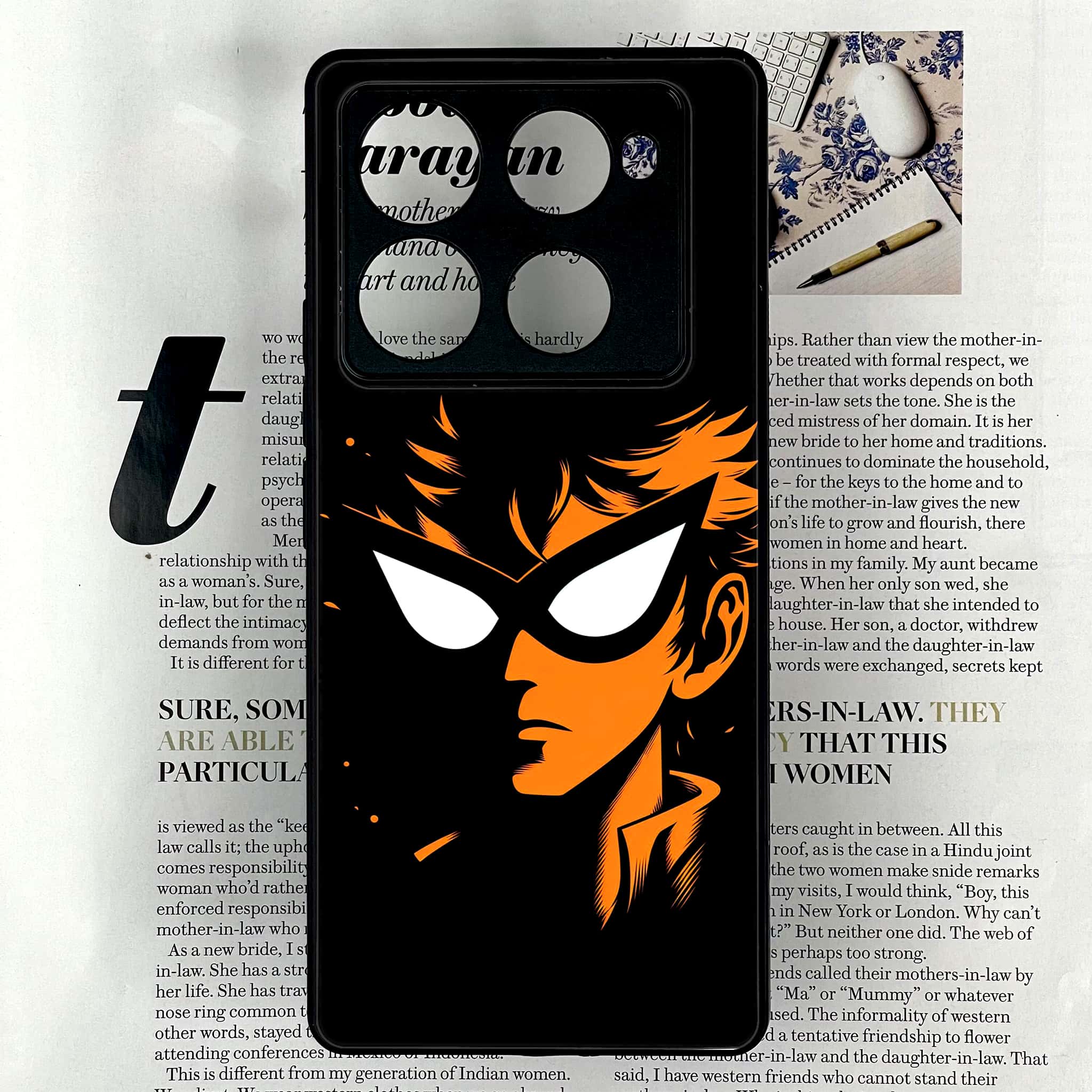 Infinix Note 40 Pro Plus - Minimalistic Design Series - Premium Metal Printed soft Bumper shock Proof Case